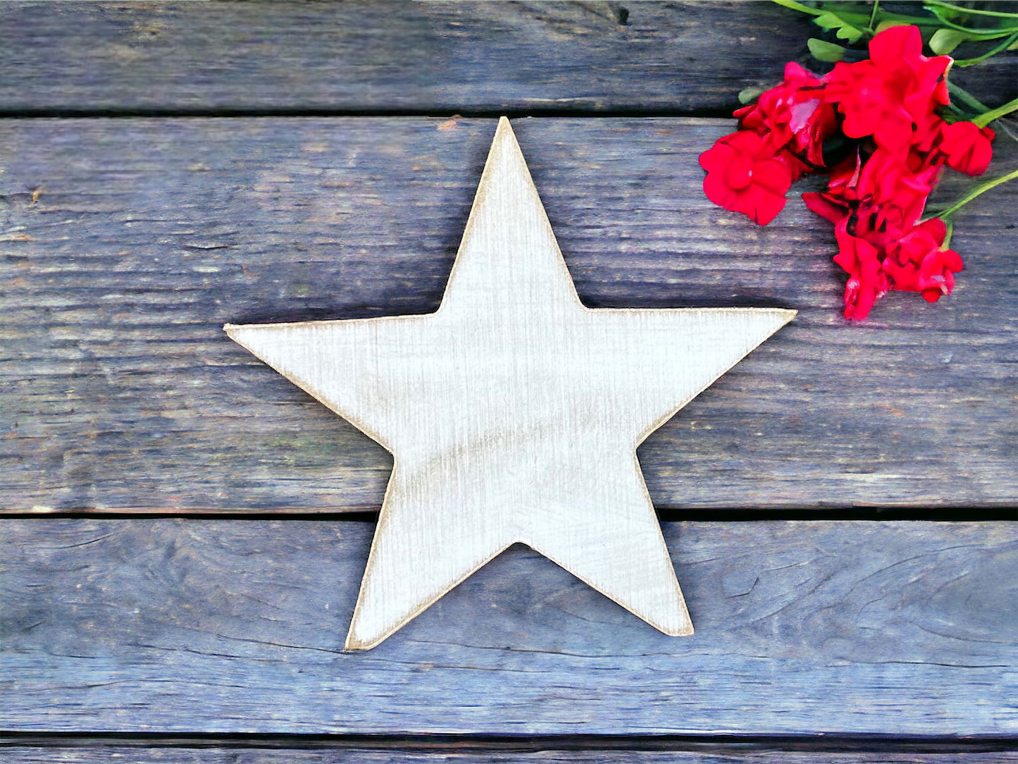 Fourth of July Wood Stars Shelf Sitters