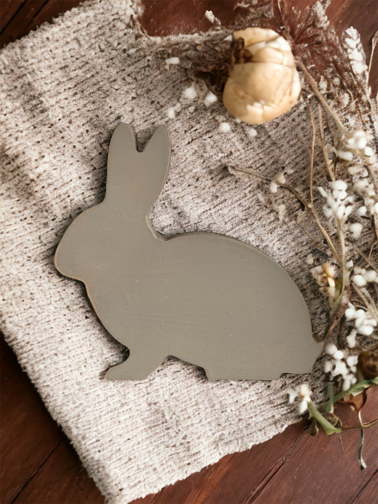 Wood Easter bunny