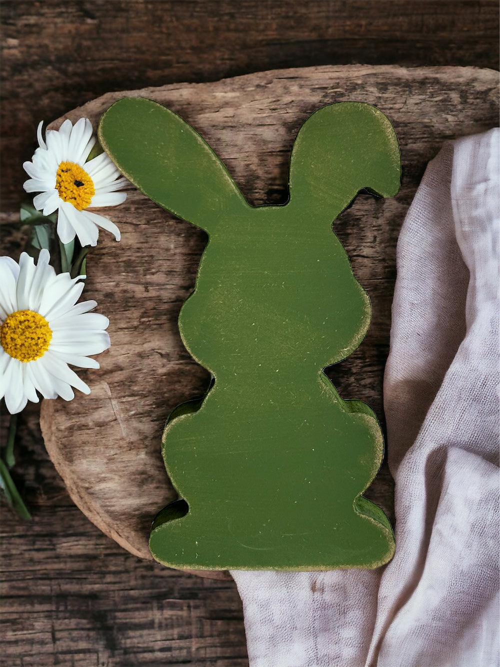 Wood Easter bunny