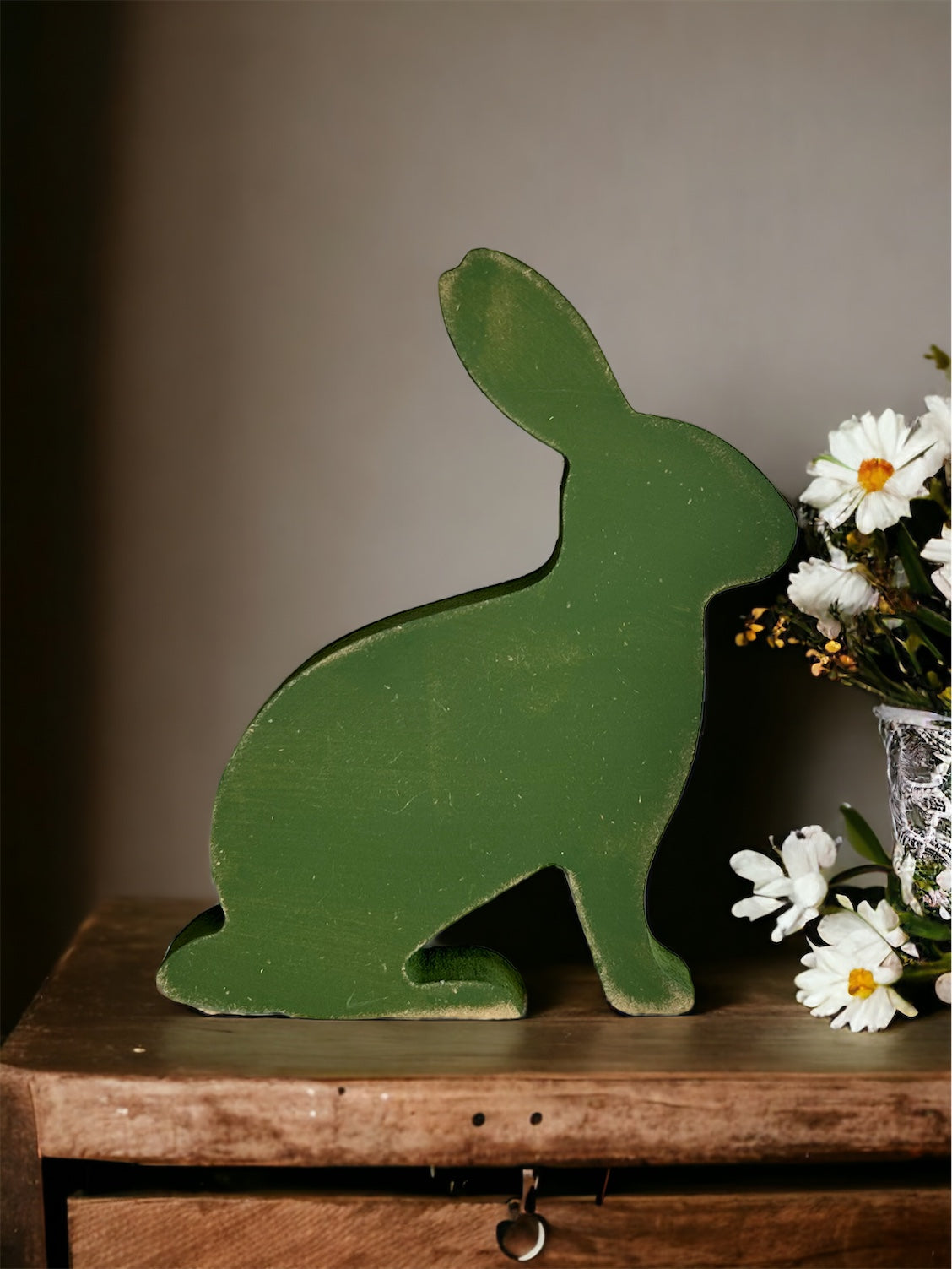 Wood Easter bunny