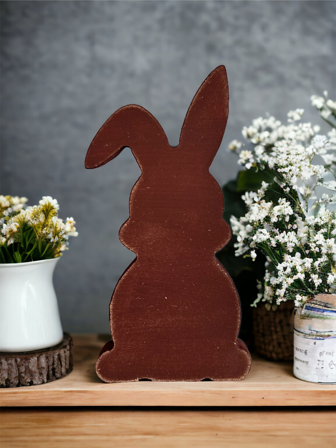 Wood Easter bunny