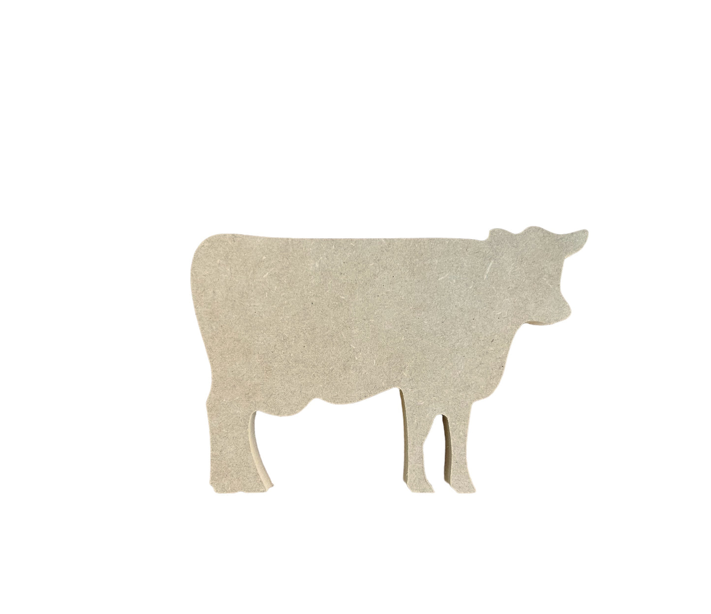 Primitive/Rustic Wood Cow Shelf Sitter