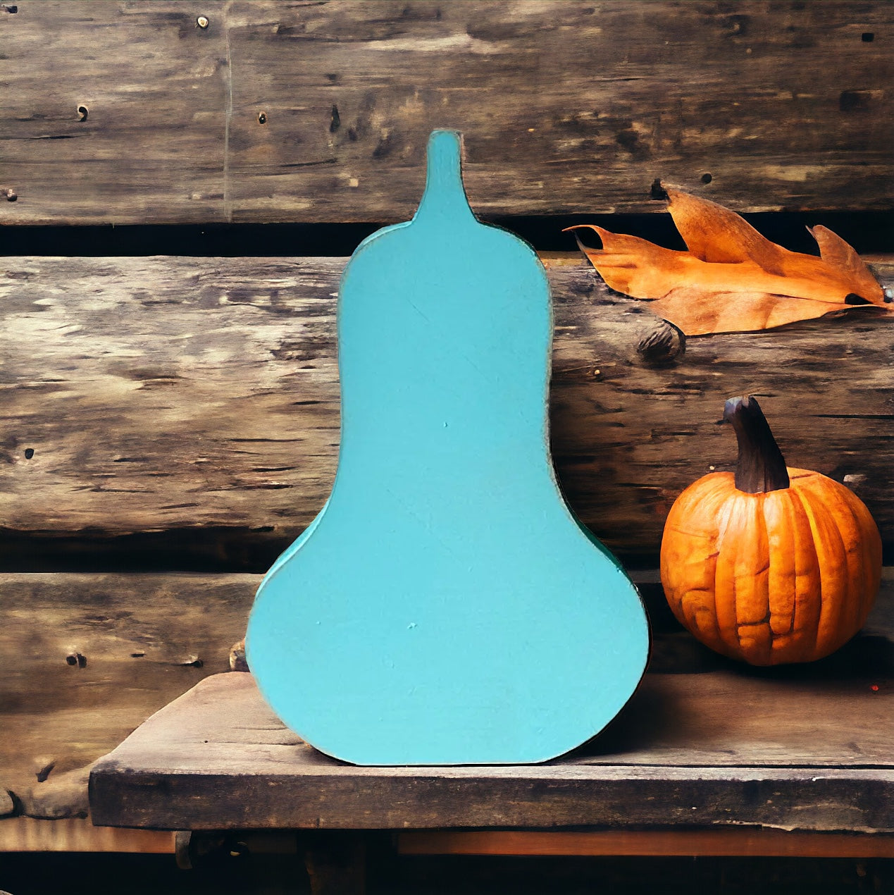 Primitive/Rustic Fall Wood Gourd