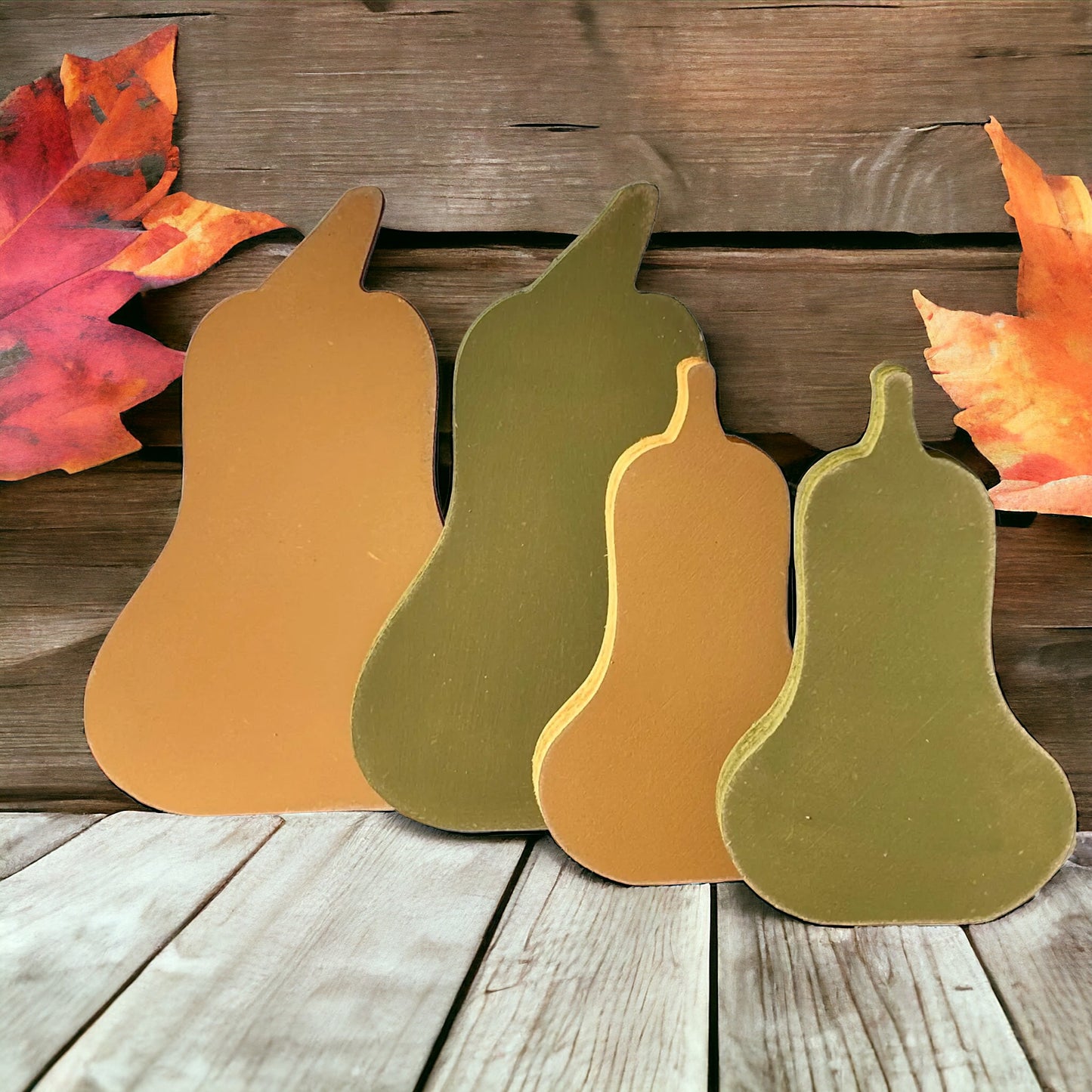 Primitive/Rustic Fall Wood Gourd