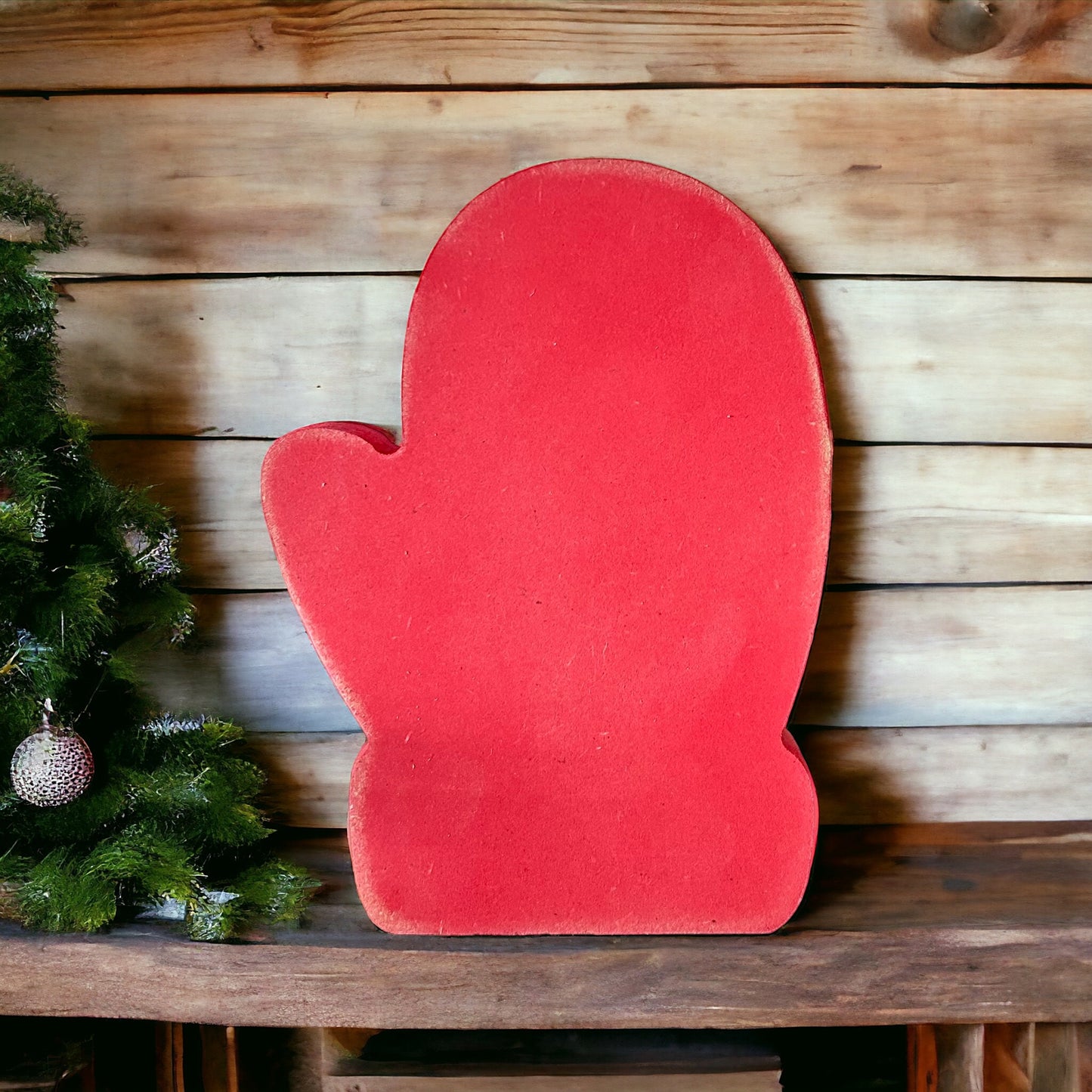 Primitive/Rustic Wood Winter Mitten
