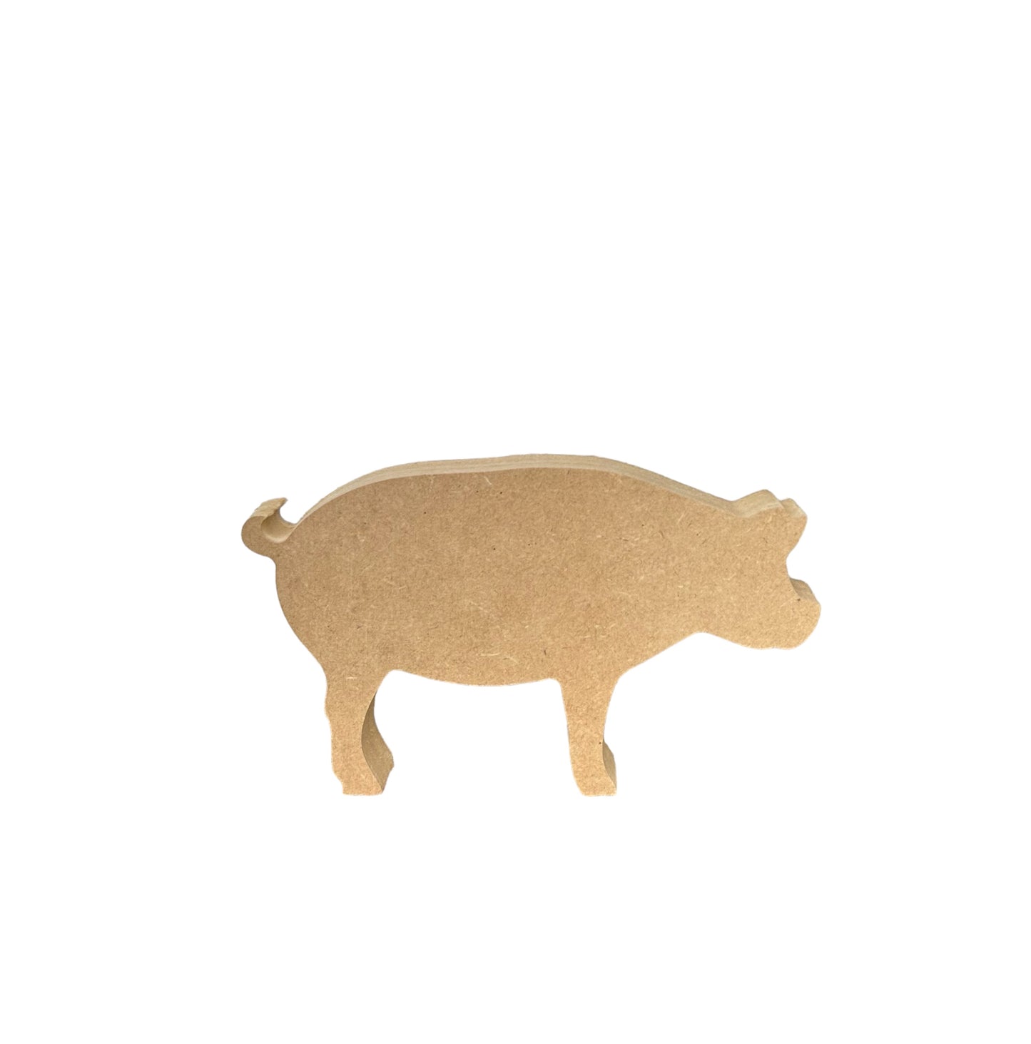 Primitive/Rustic Wood Pig - Shelf Sitter