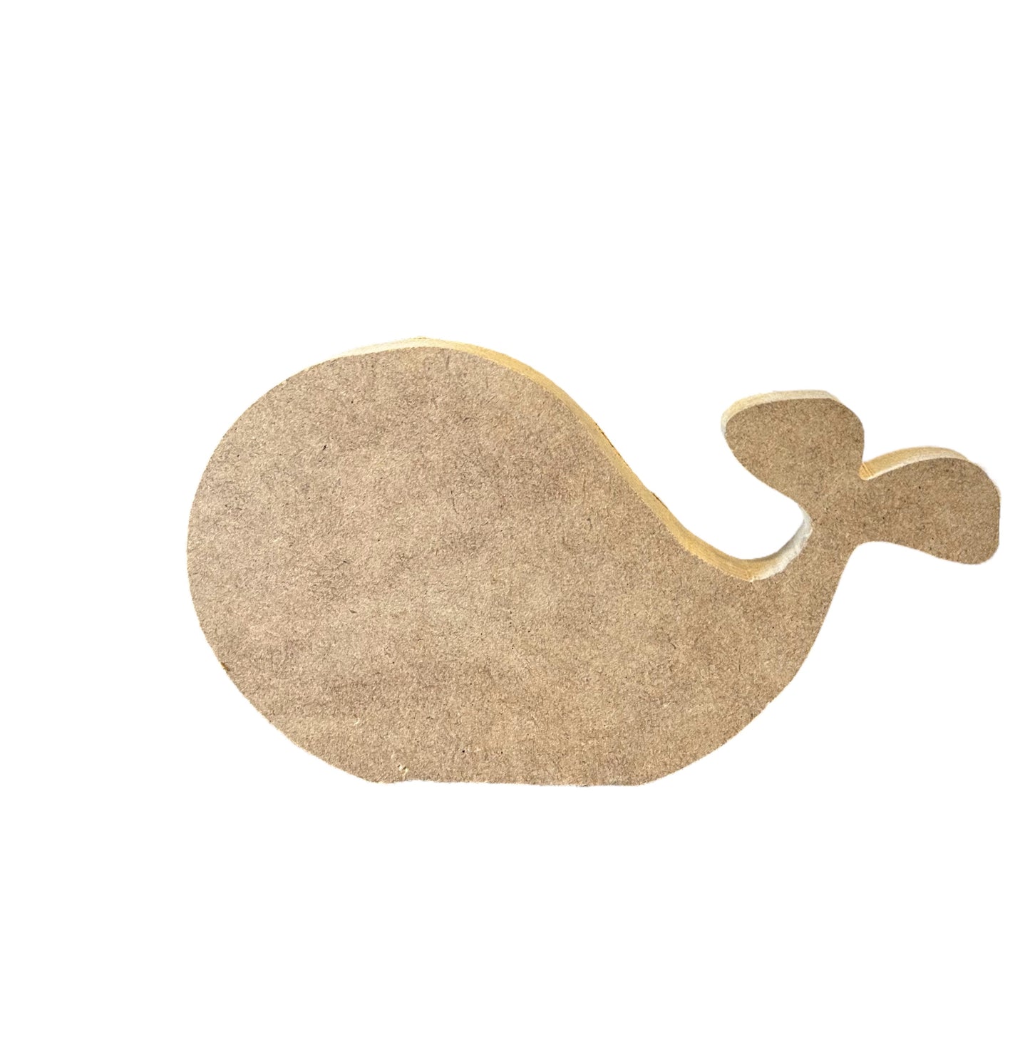Primitive Wood Whale Shelf Sitter