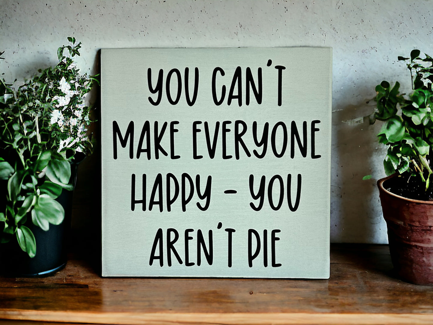 You Can't Make Everyone Happy Rustic Shelf Sitter