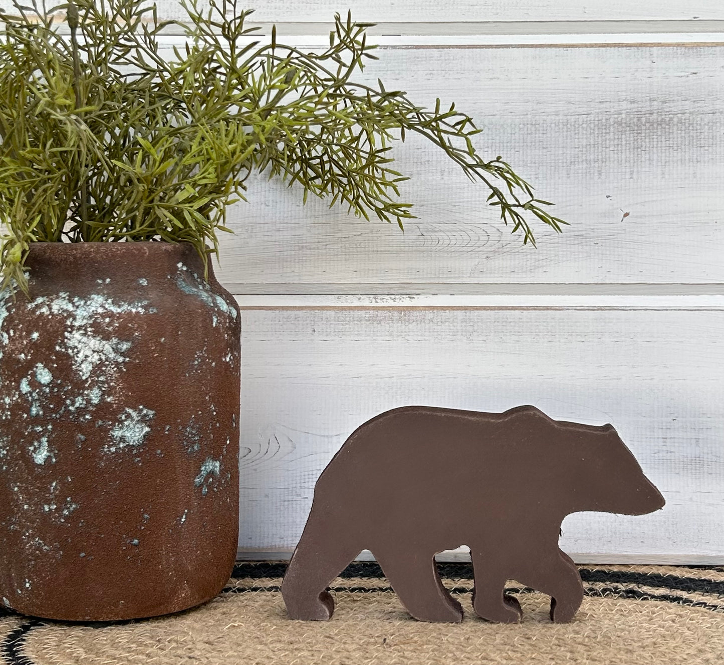 Primitive/Rustic Wood Bears- Papa Bear-Mama Bear-Baby Bear