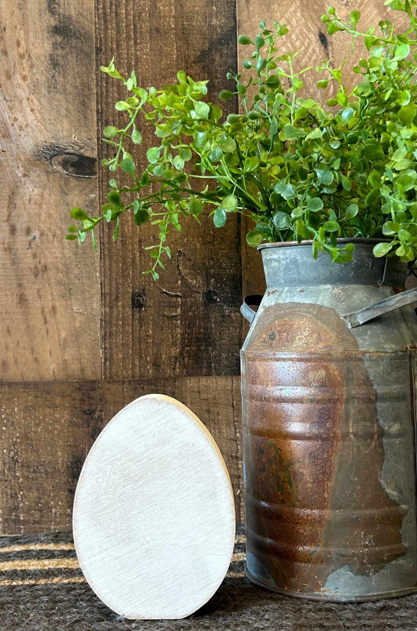 white wood egg