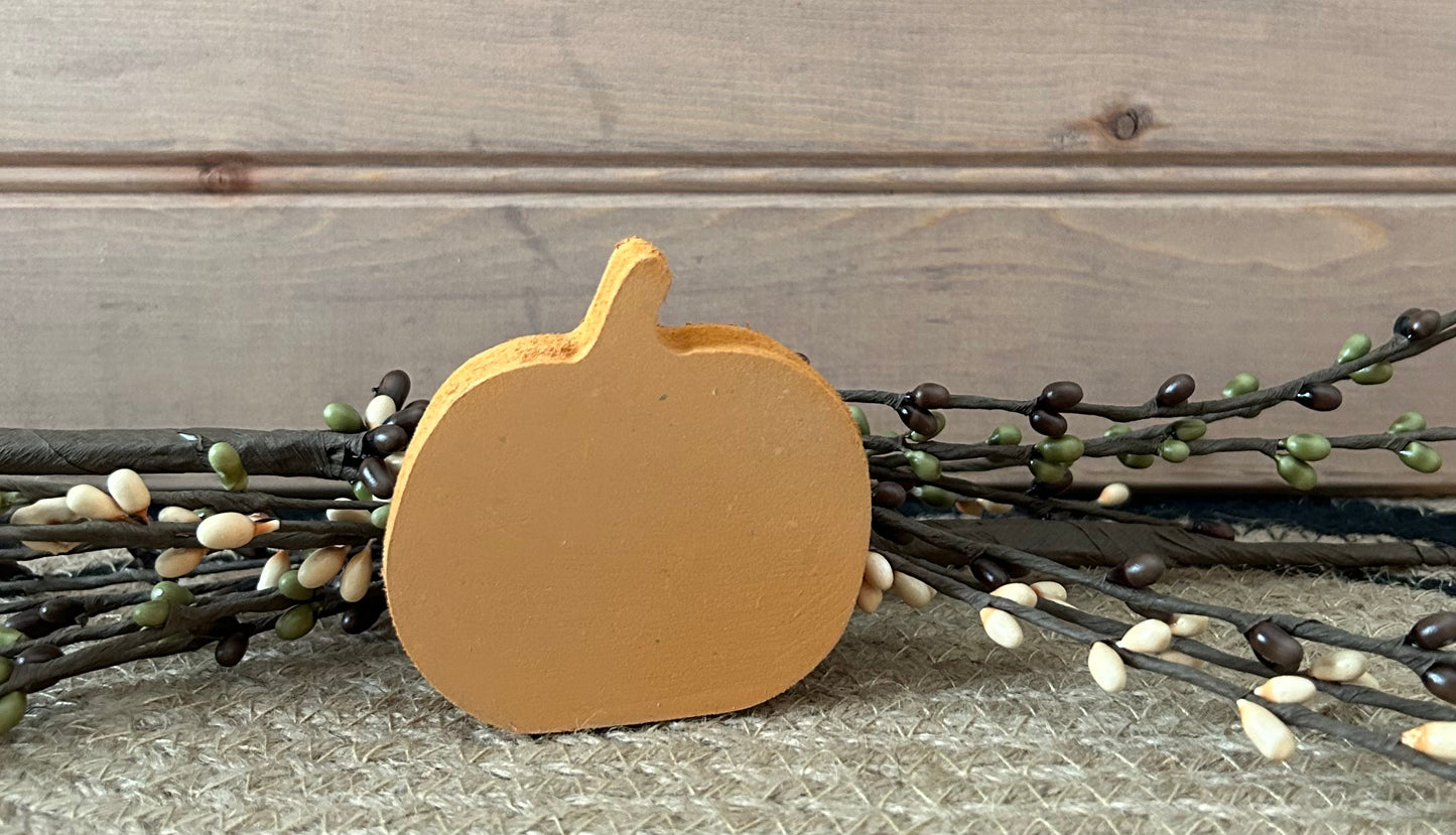Primitive/Rustic Wood Pumpkins Bowl Fillers