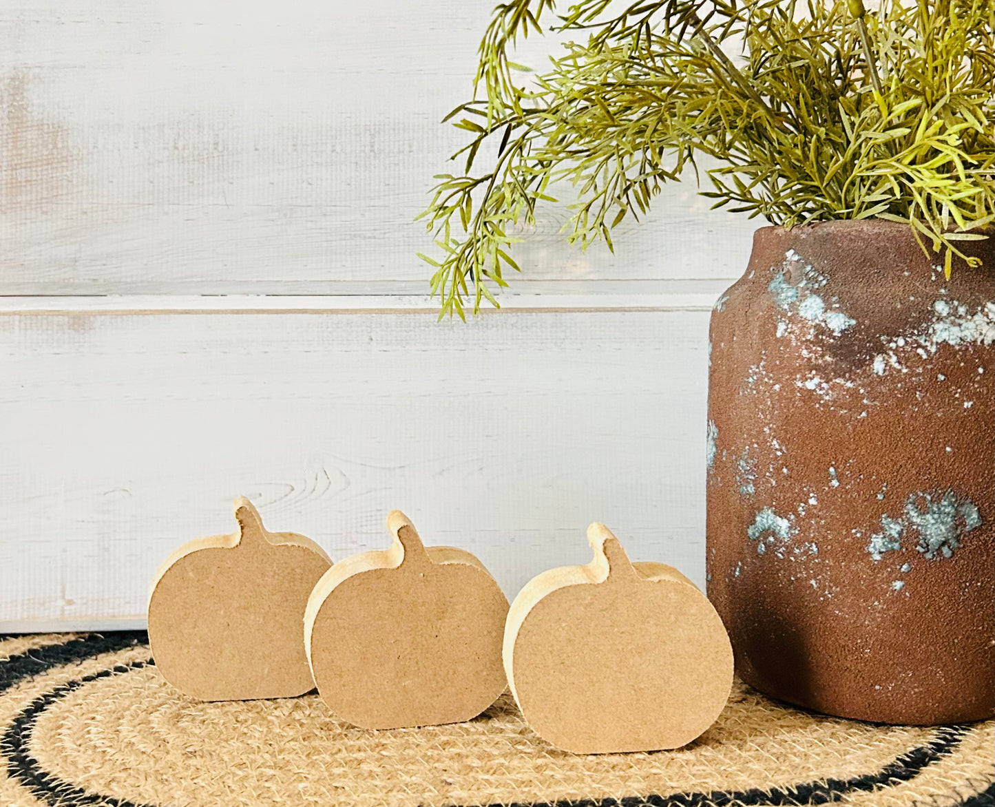 Primitive/Rustic Wood Pumpkins Bowl Fillers