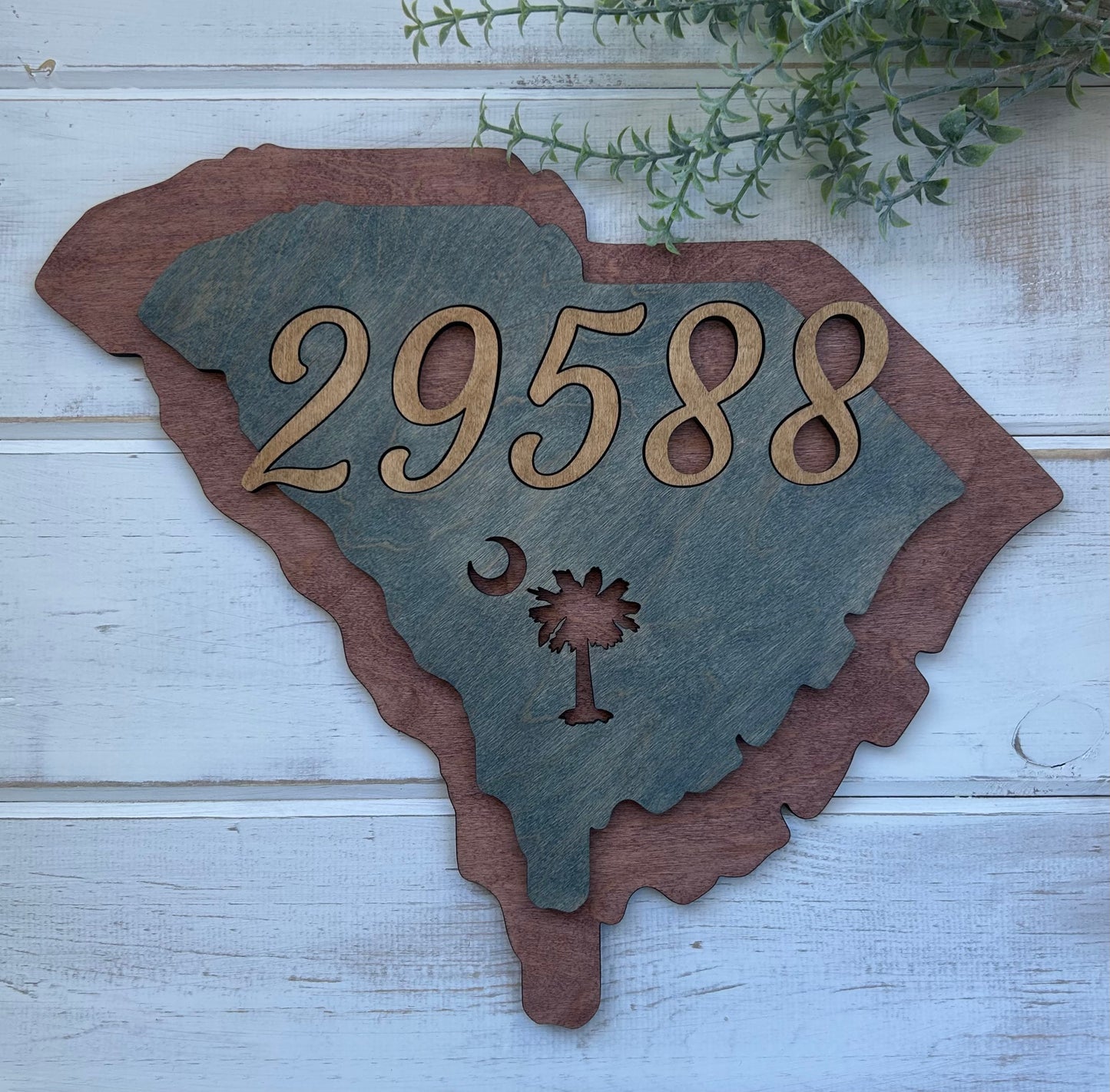 Wooden State Zip Code/House Number Outline