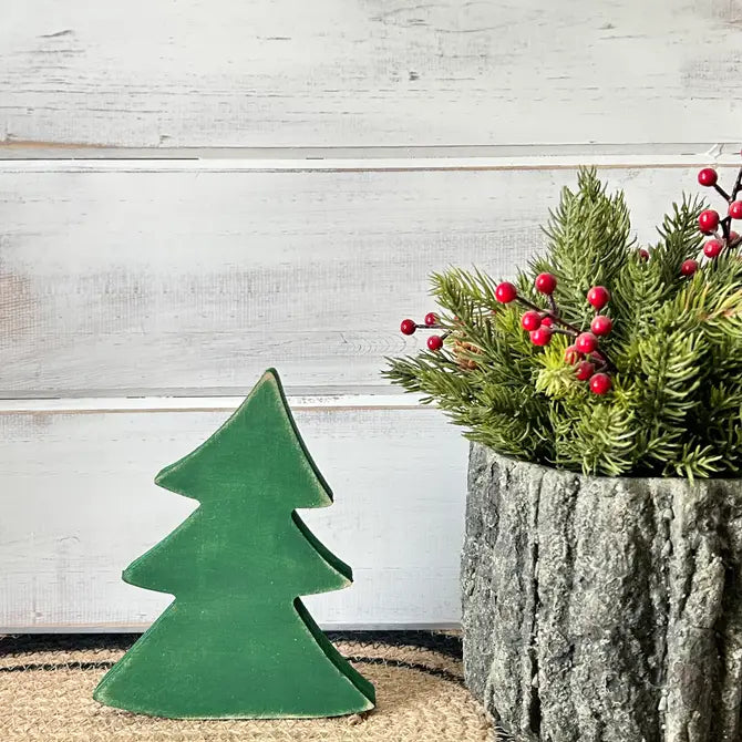 Primitive/Rustic Wood Christmas/Winter Tree - Leaning