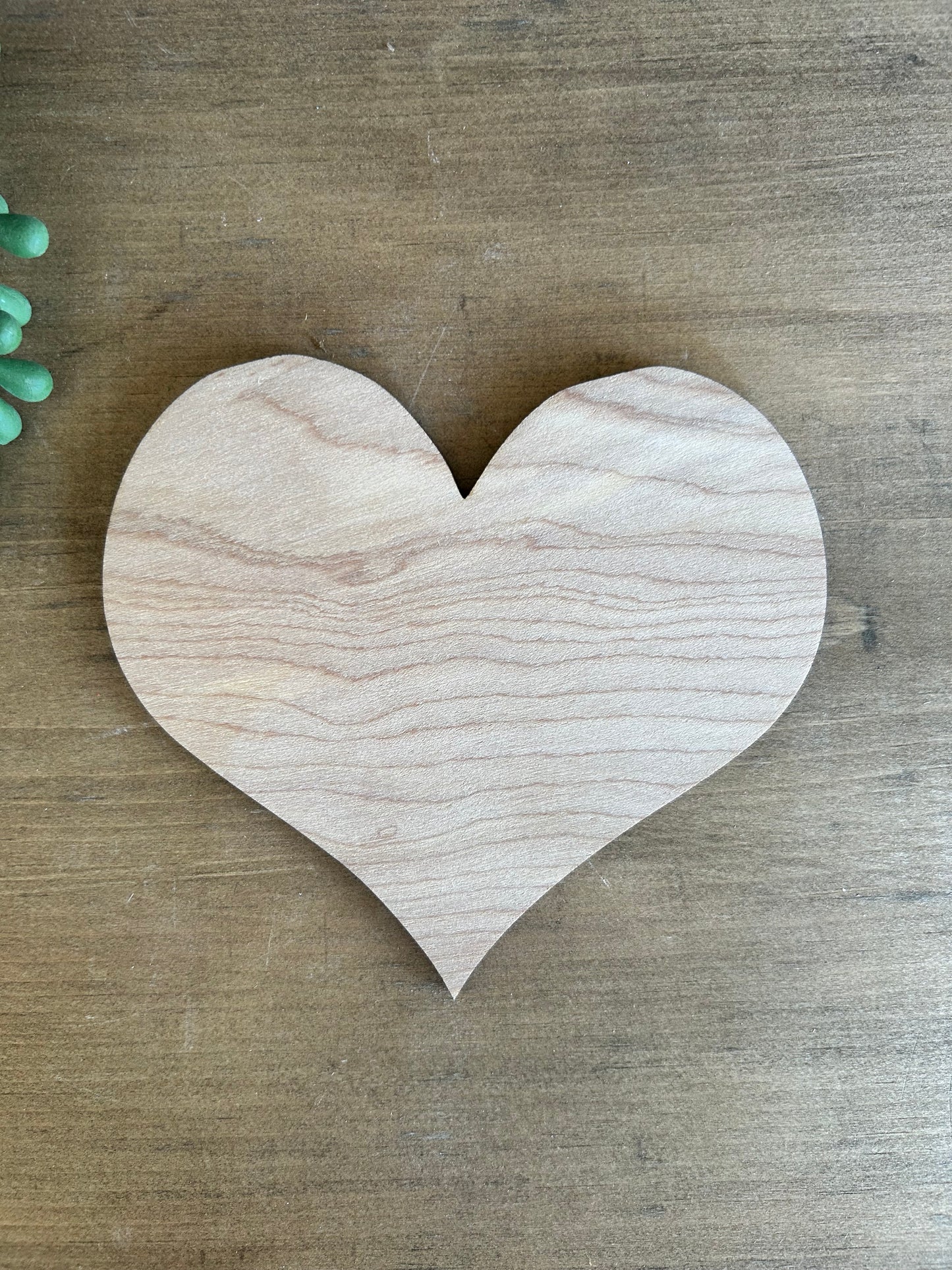 DIY Thin Blanks - Wood Heart - Pack of 4