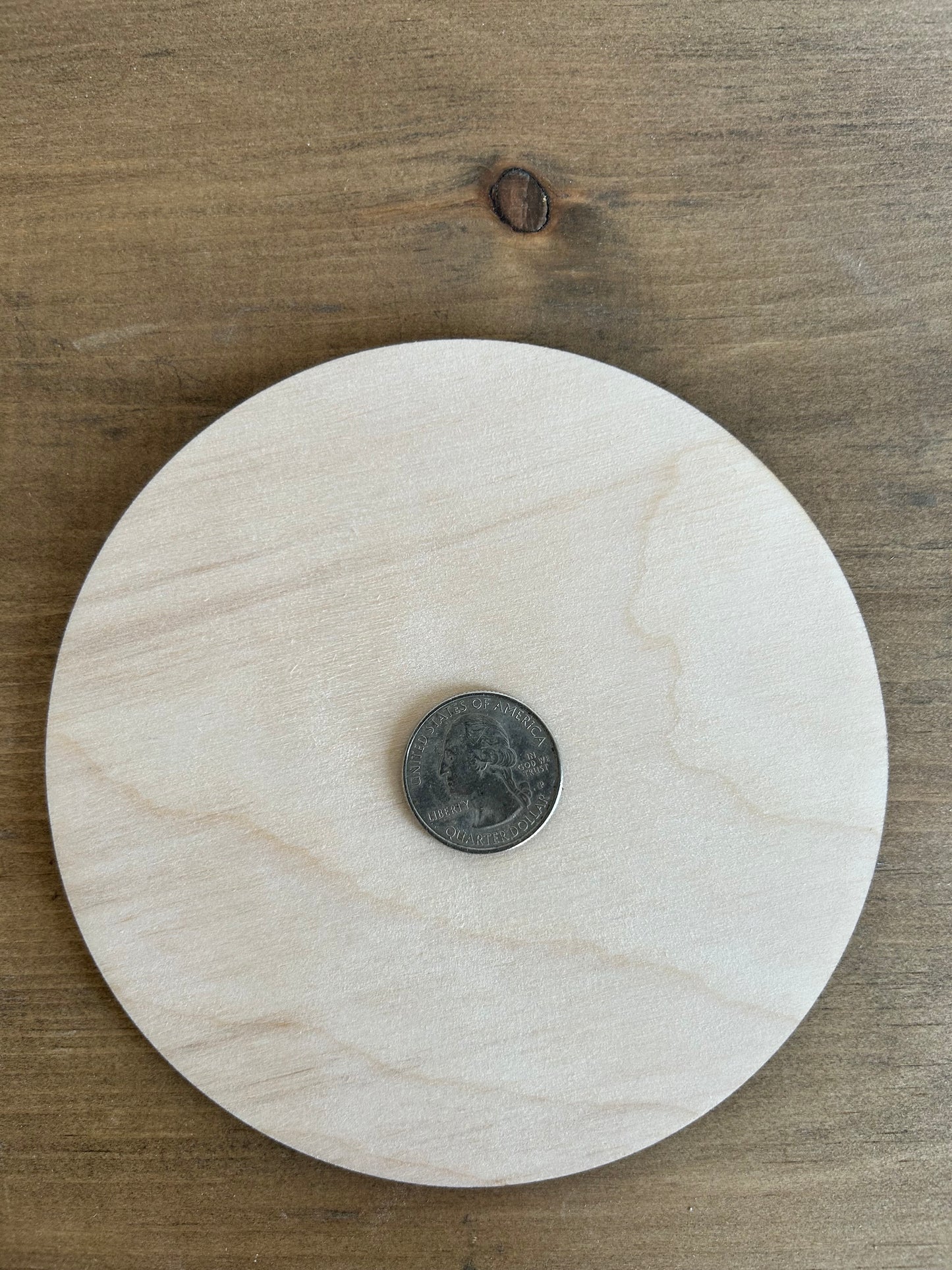 DIY Thin Blanks - Wood Circle - Pack of 4