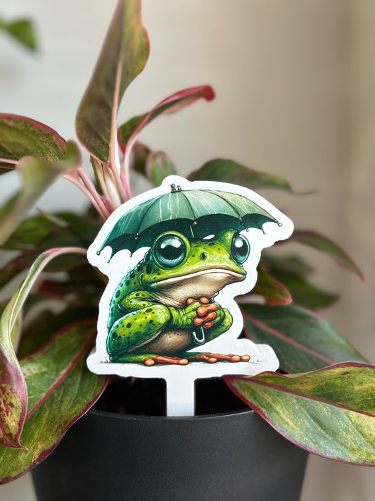 Indoor/Outdoor Plant Stake Decorations - Frog