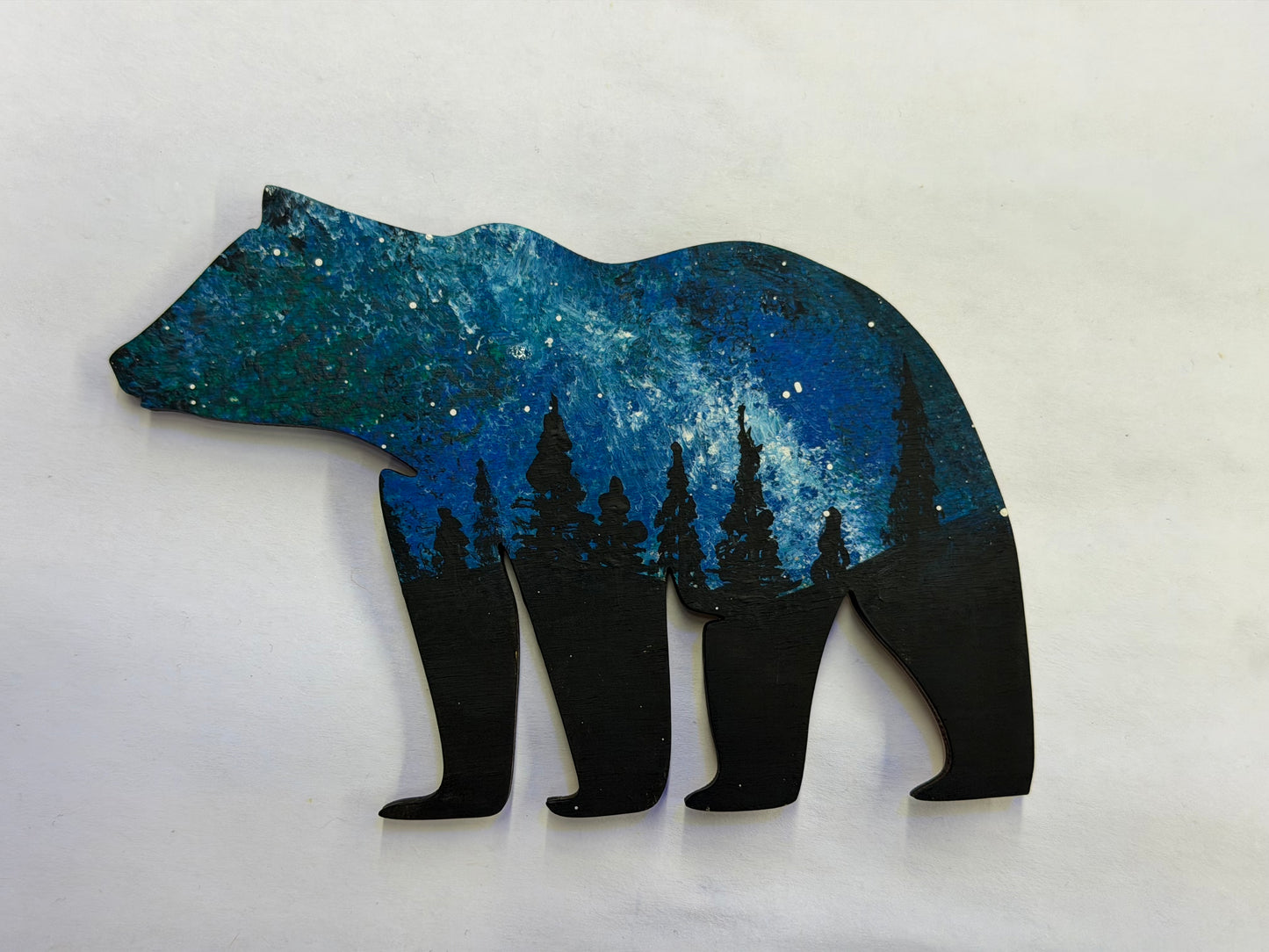 DIY Thin Blanks - Wood Bear - Pack of 4