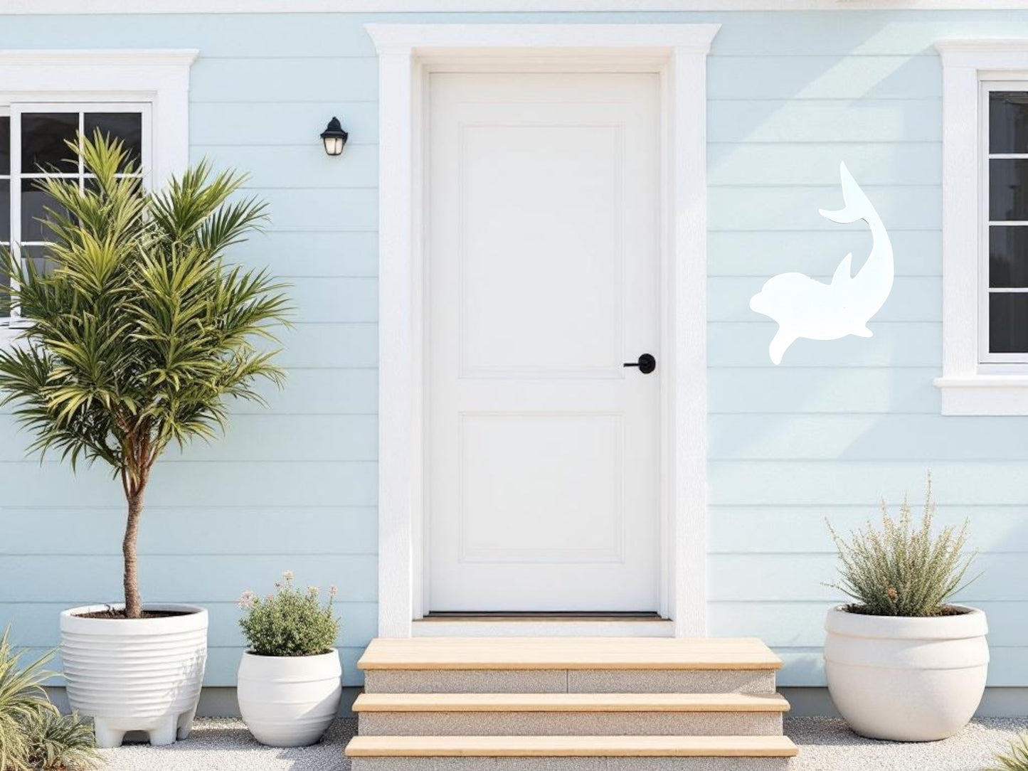 PVC Outdoor Shutter Decorations - Dolphin