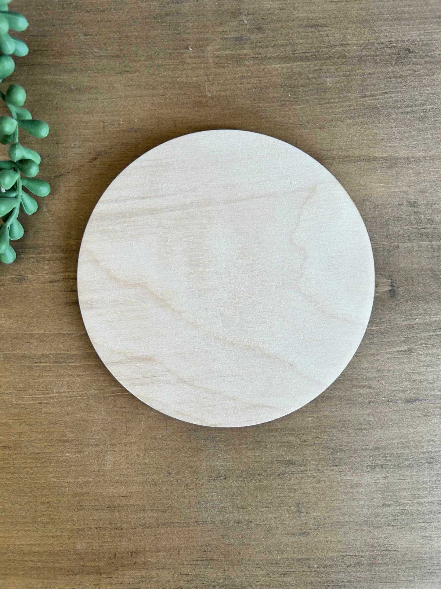 DIY Thin Blanks - Wood Circle - Pack of 4