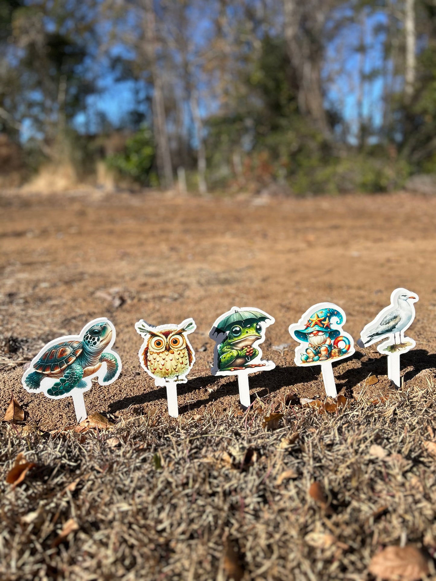 Indoor/Outdoor Plant Stake Decorations - Sea Turtle