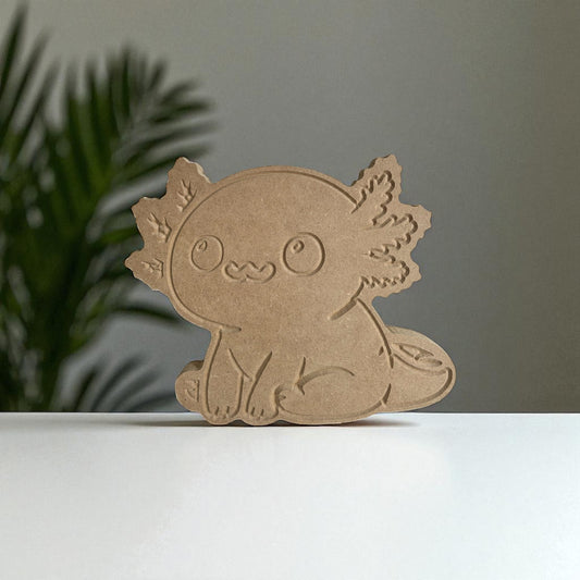 DIY Wood Axolotl