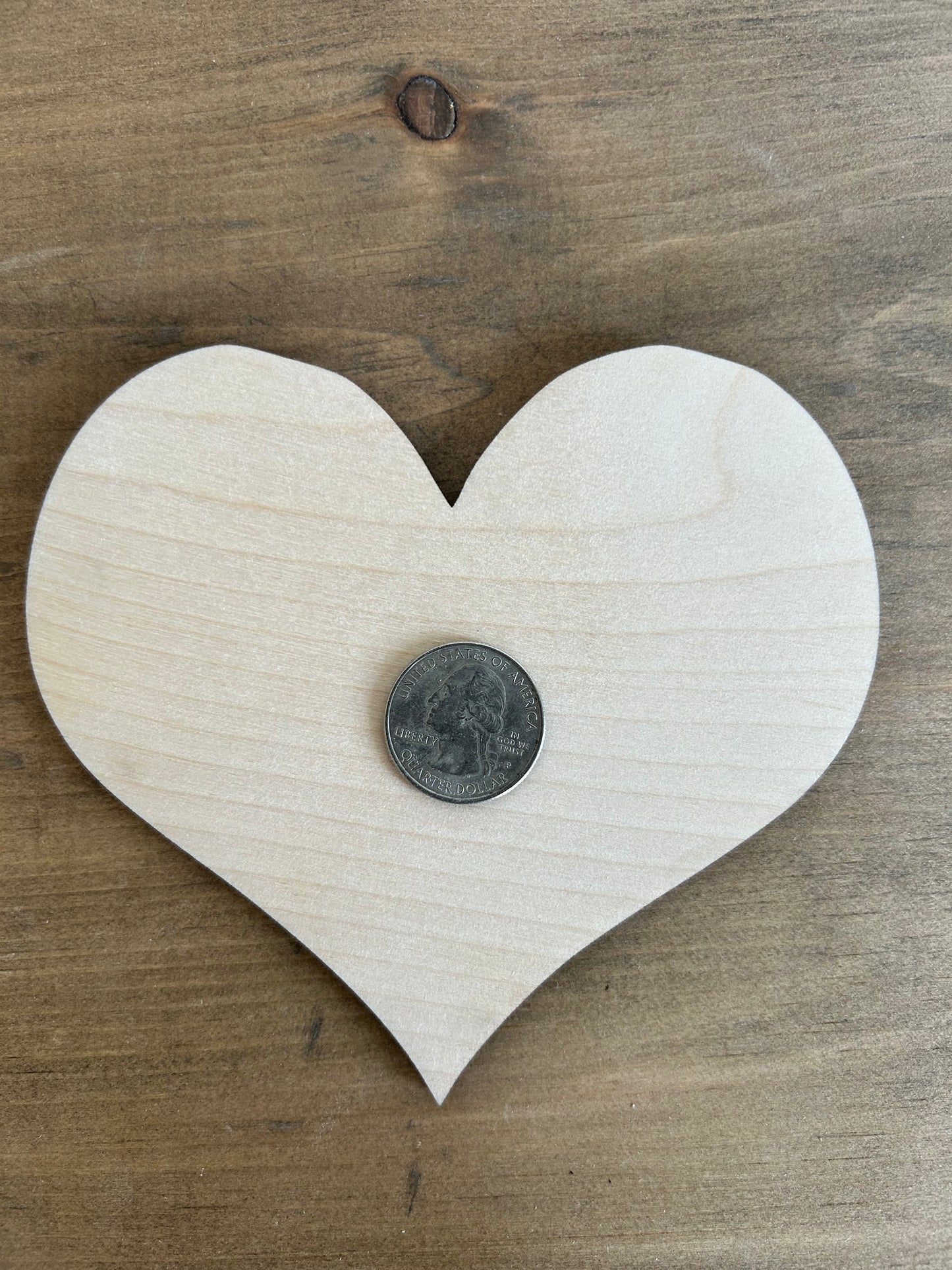 DIY Thin Blanks - Wood Heart - Pack of 4