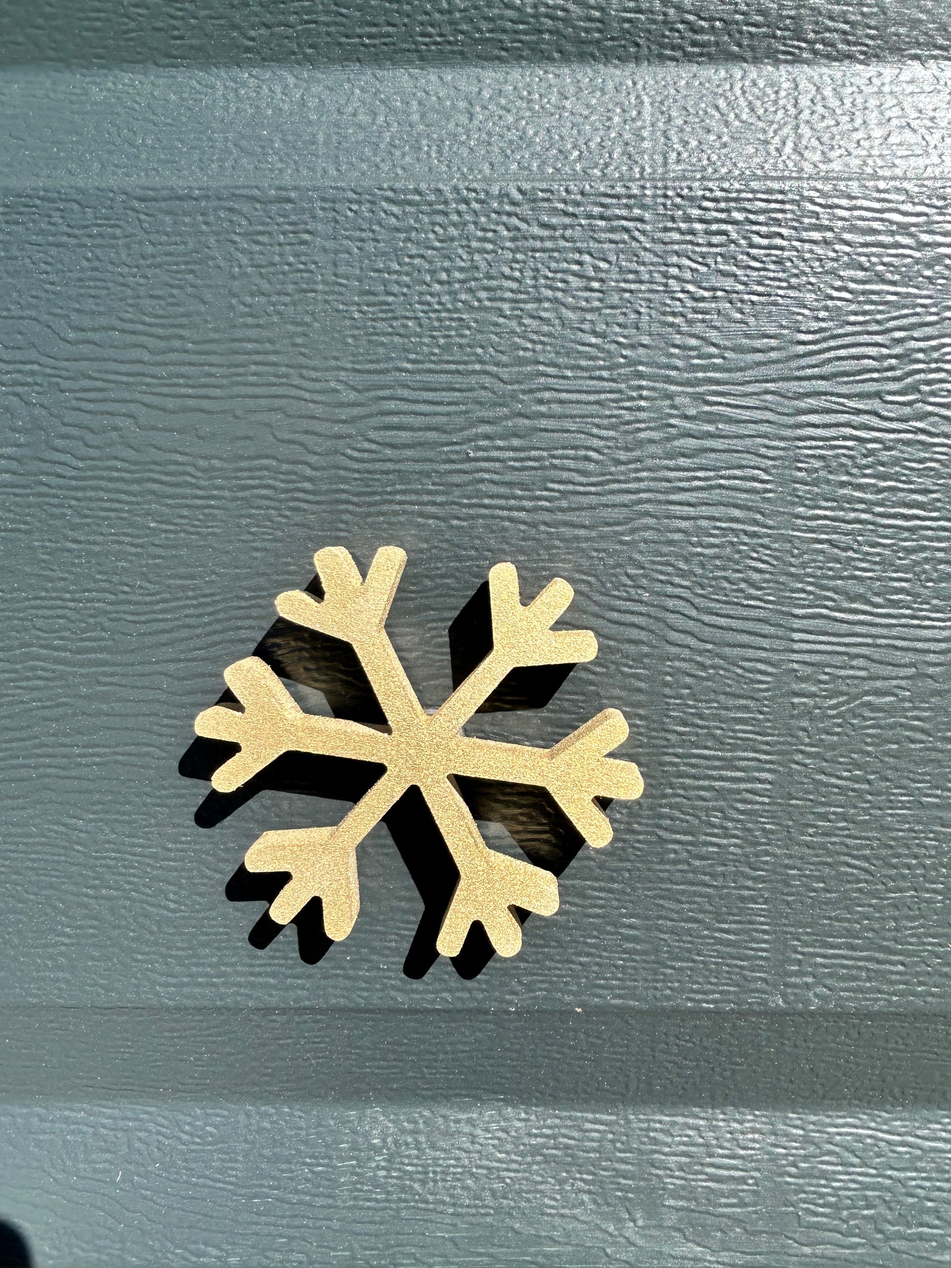 wood snowflake