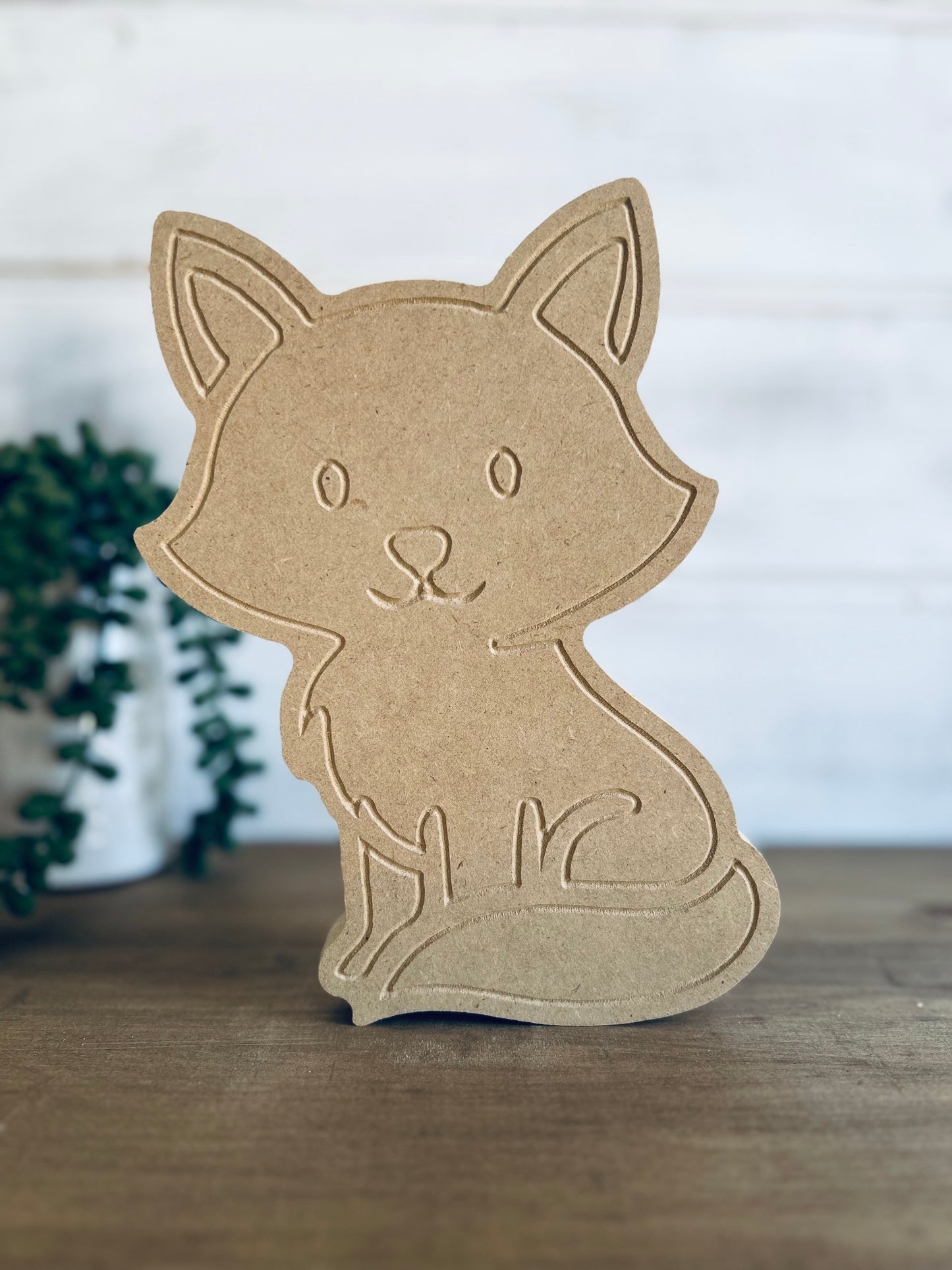 DIY Wood Fox