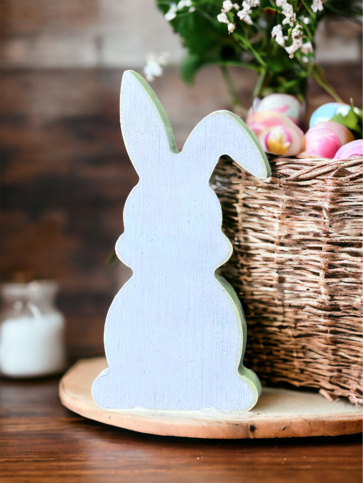 Wood Easter bunny