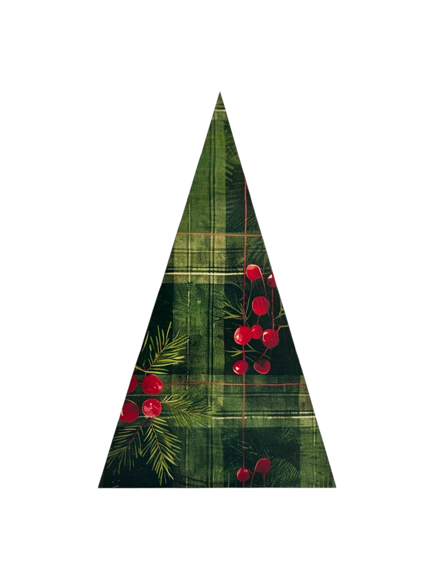 Farmhouse Wood Christmas Trees-Flannel Christmas 2025 Decor