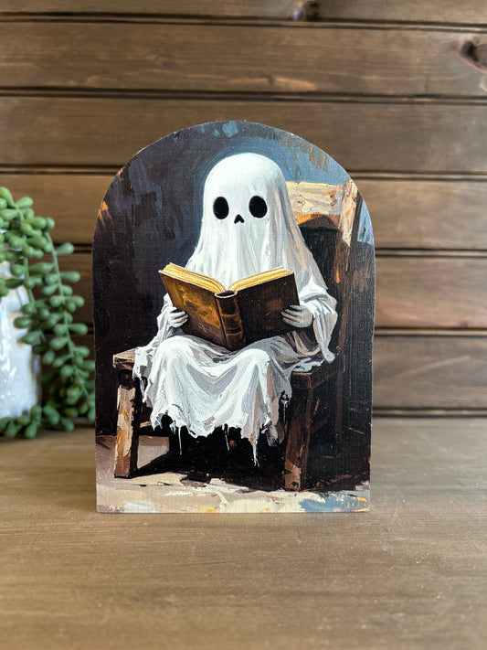 Ghost Story Time Wood Arch - Halloween/Fall 2026 Decor