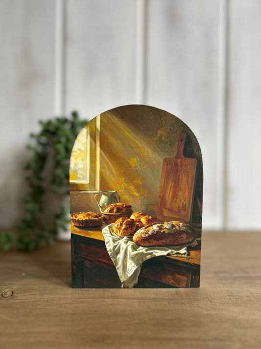 Colonial Baking Day Wood Arch- Spring 2026 Decor