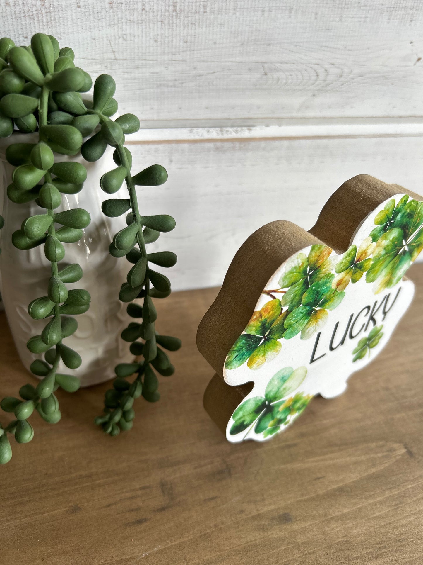 Lucky Clover - Rustic St. Patrick's Day Wood Home Decor