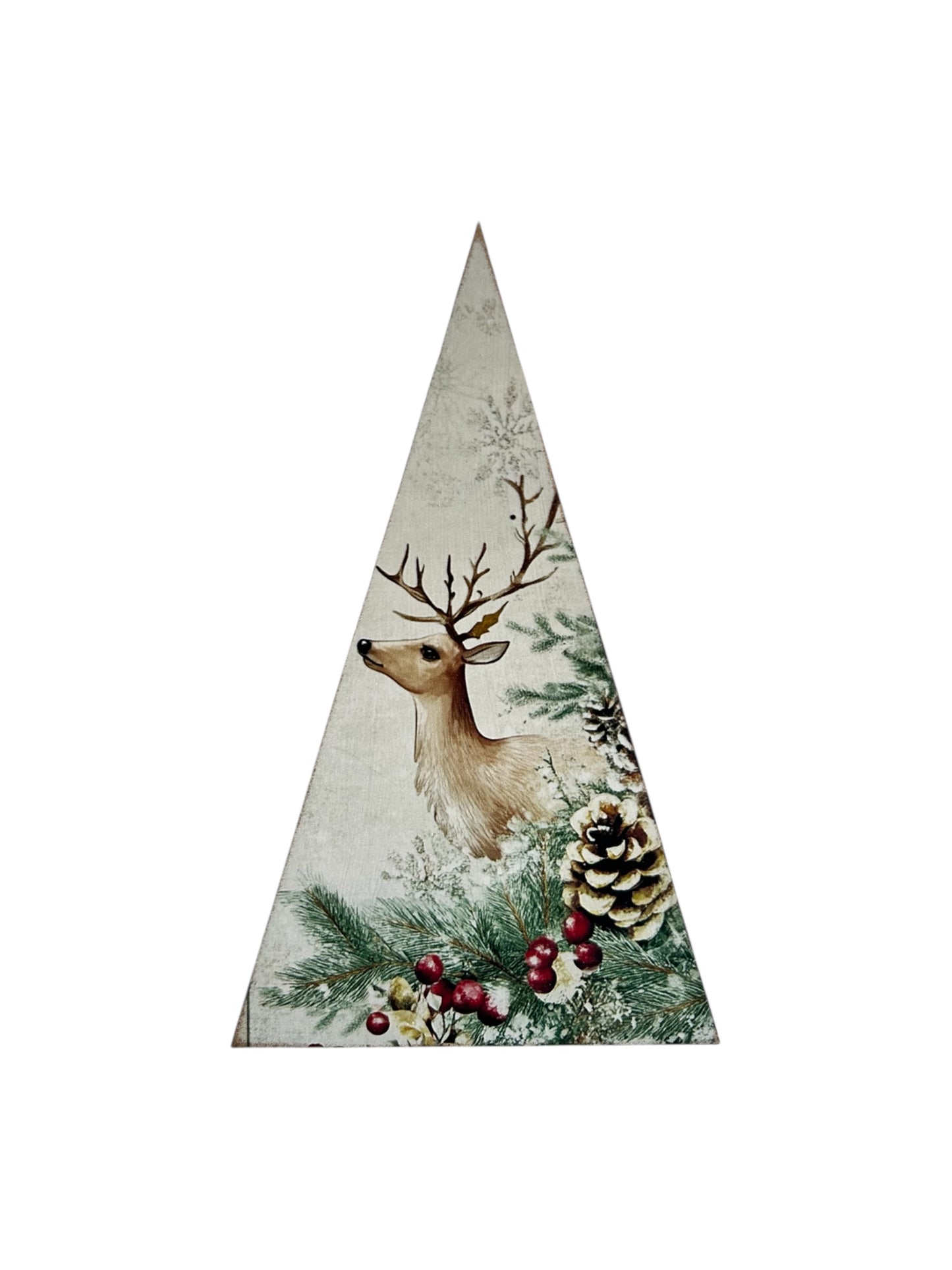 Farmhouse Wood Christmas Trees-Flannel Christmas 2025 Decor