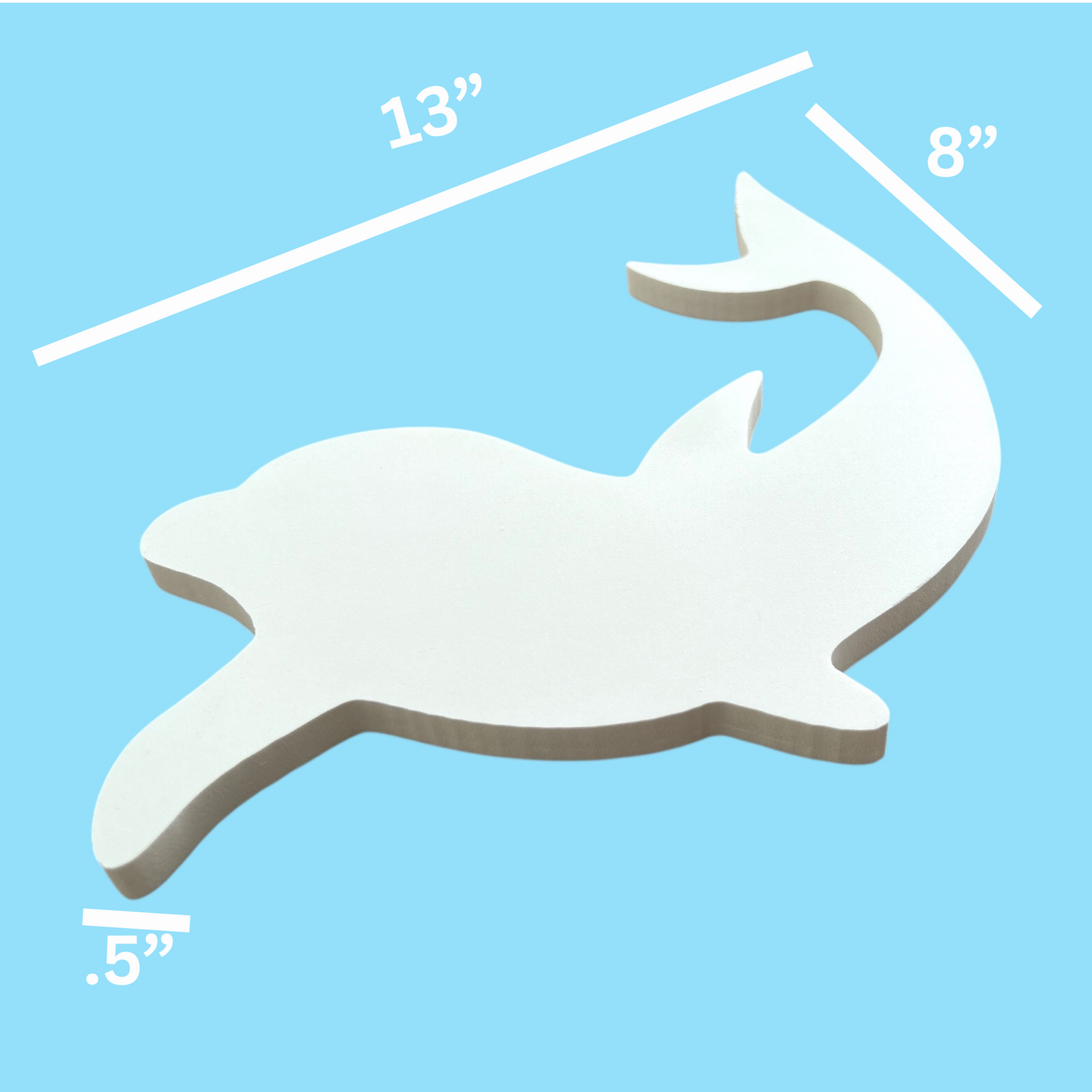 PVC Outdoor Shutter Decorations - Dolphin