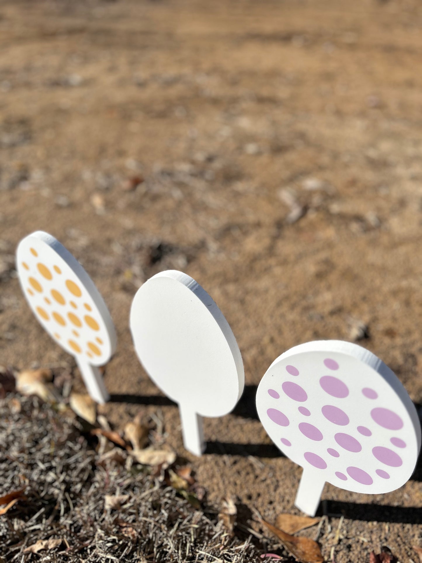 Outdoor Easter Egg Yard Stake Decorations - Large