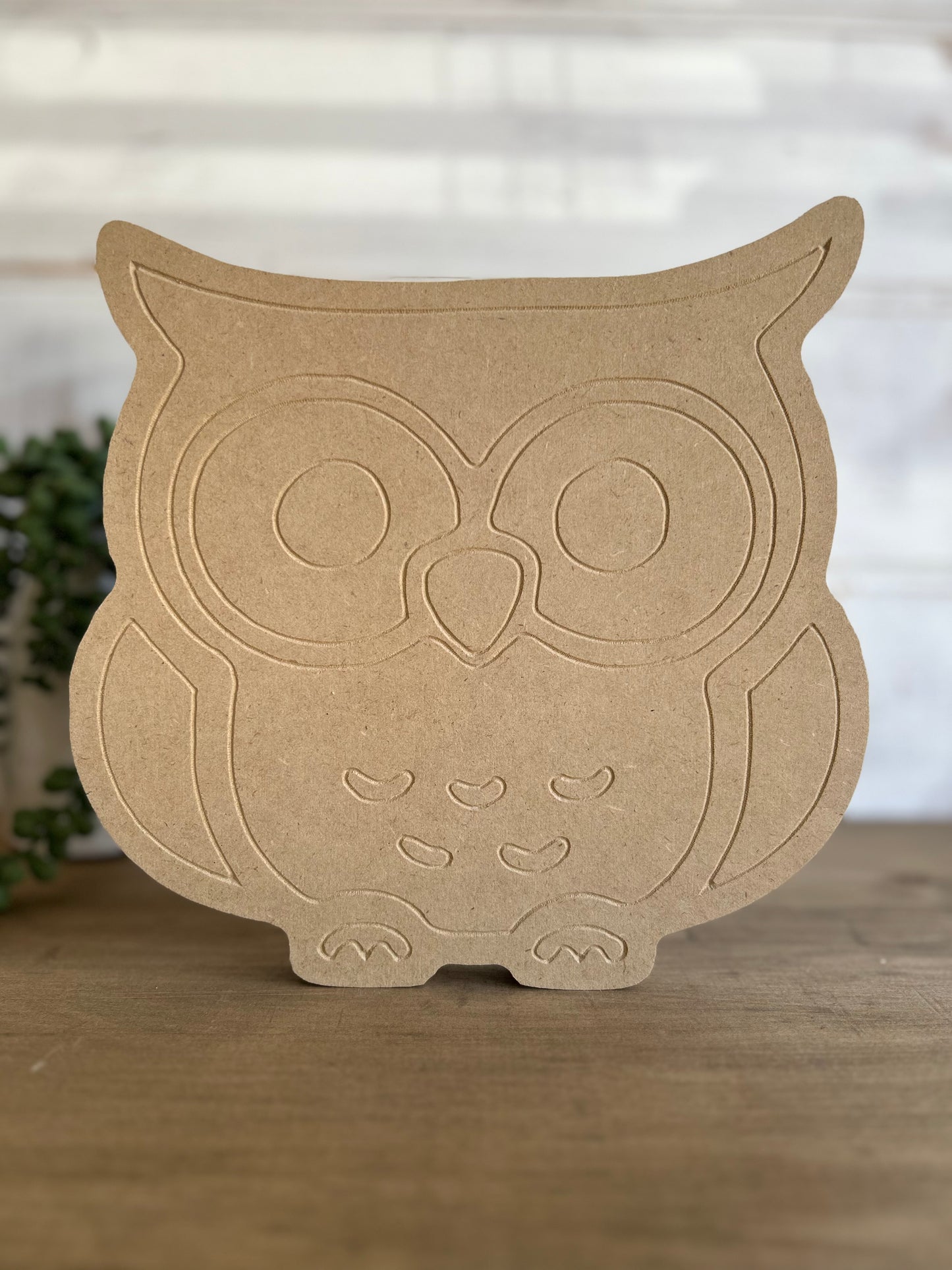 DIY Wood Owl