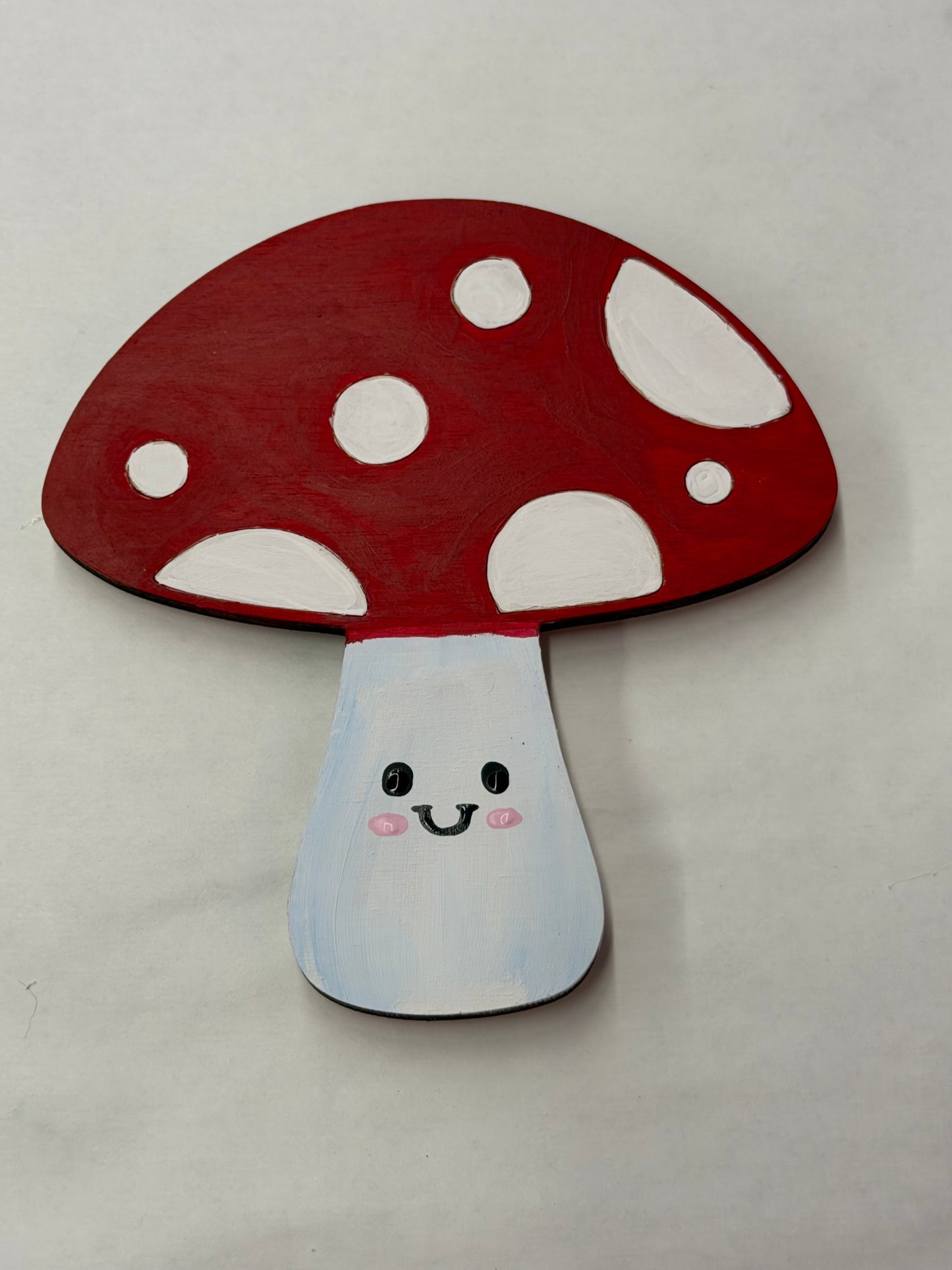 DIY Thin Blanks - Wood Mushroom - Pack of 4