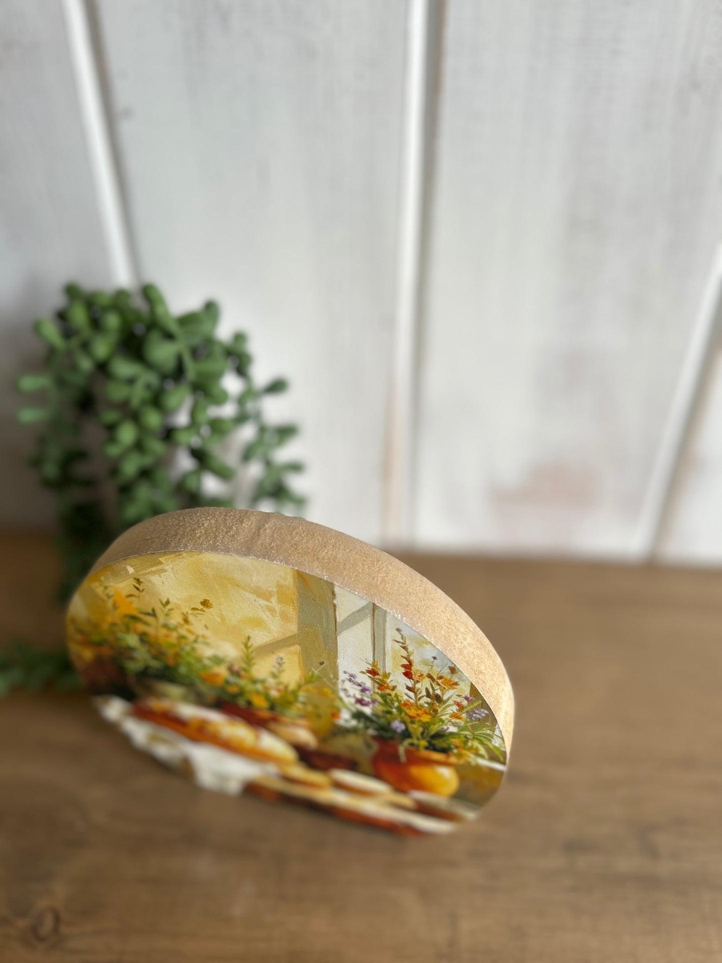 Spring Baking - Wood Spring Decor Circle Sign