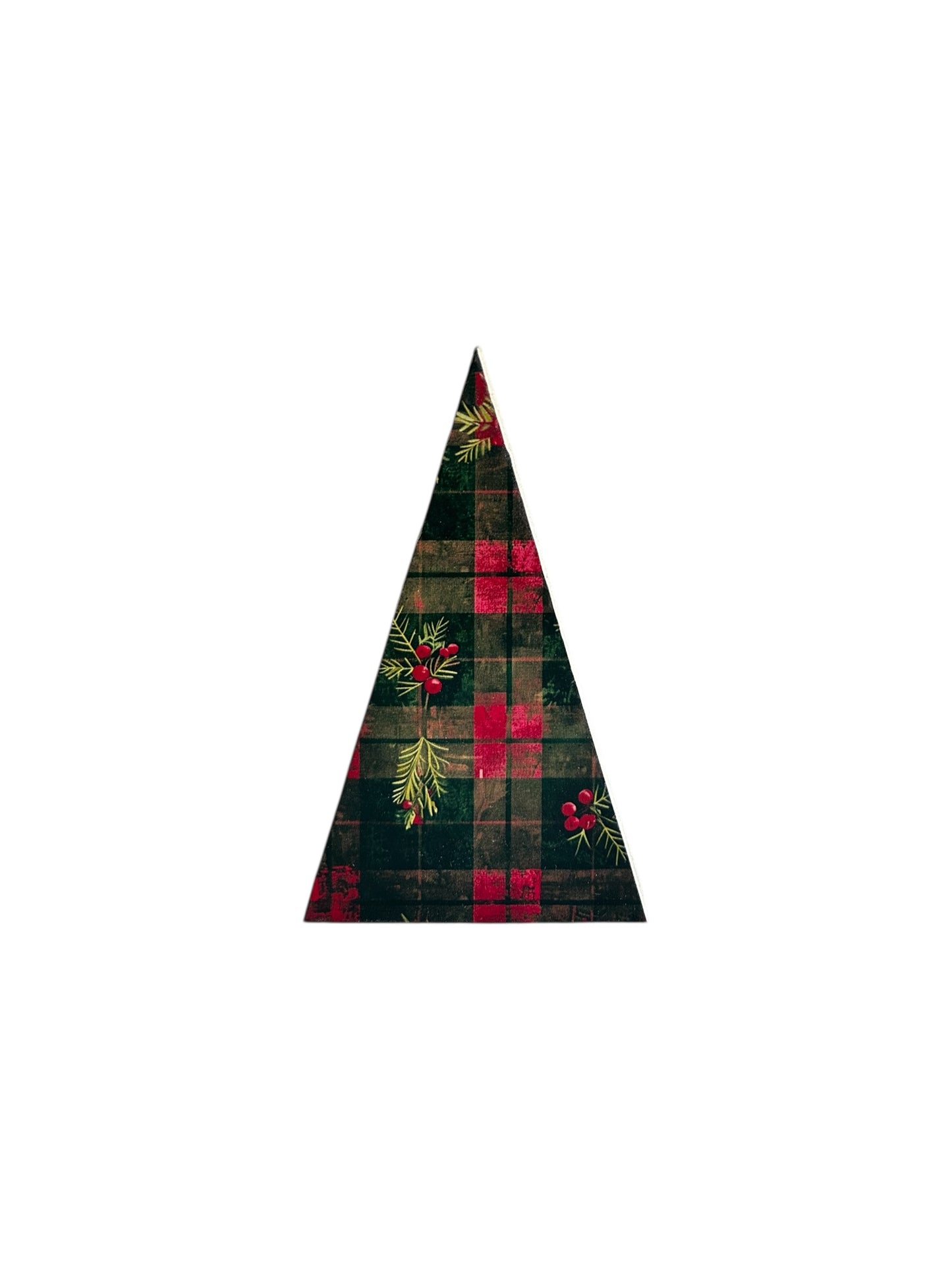 Farmhouse Wood Christmas Trees-Flannel Christmas 2025 Decor