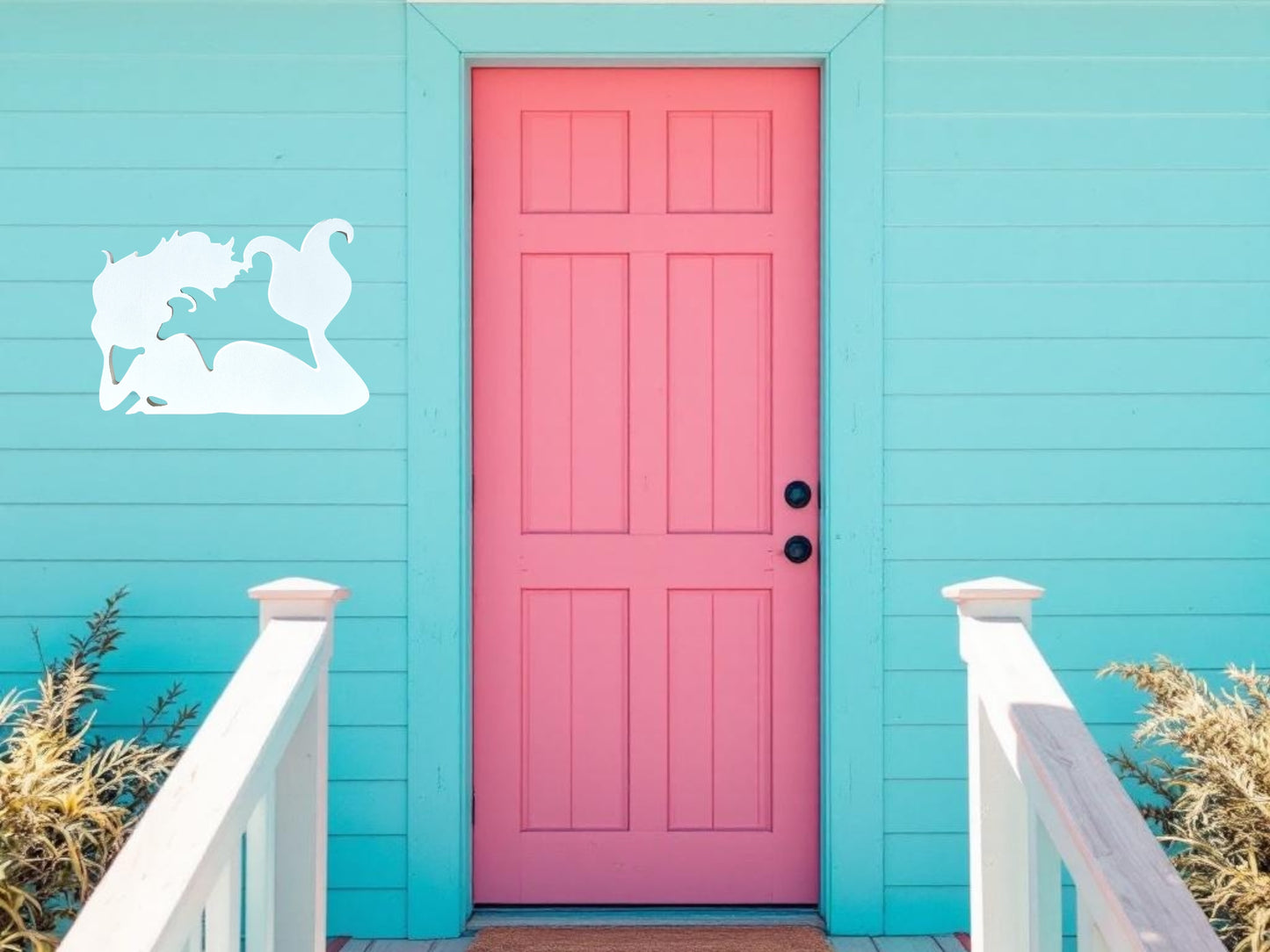 PVC Outdoor Shutter Decorations - Mermaid