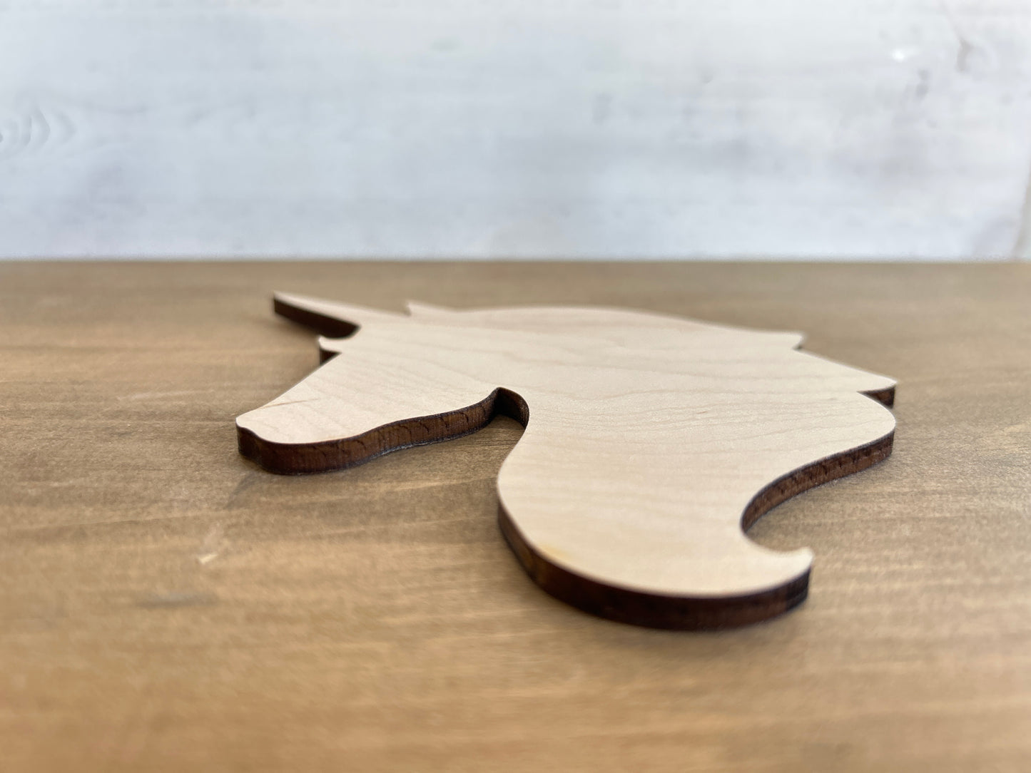DIY Thin Blanks - Wood Unicorn - Pack of 4