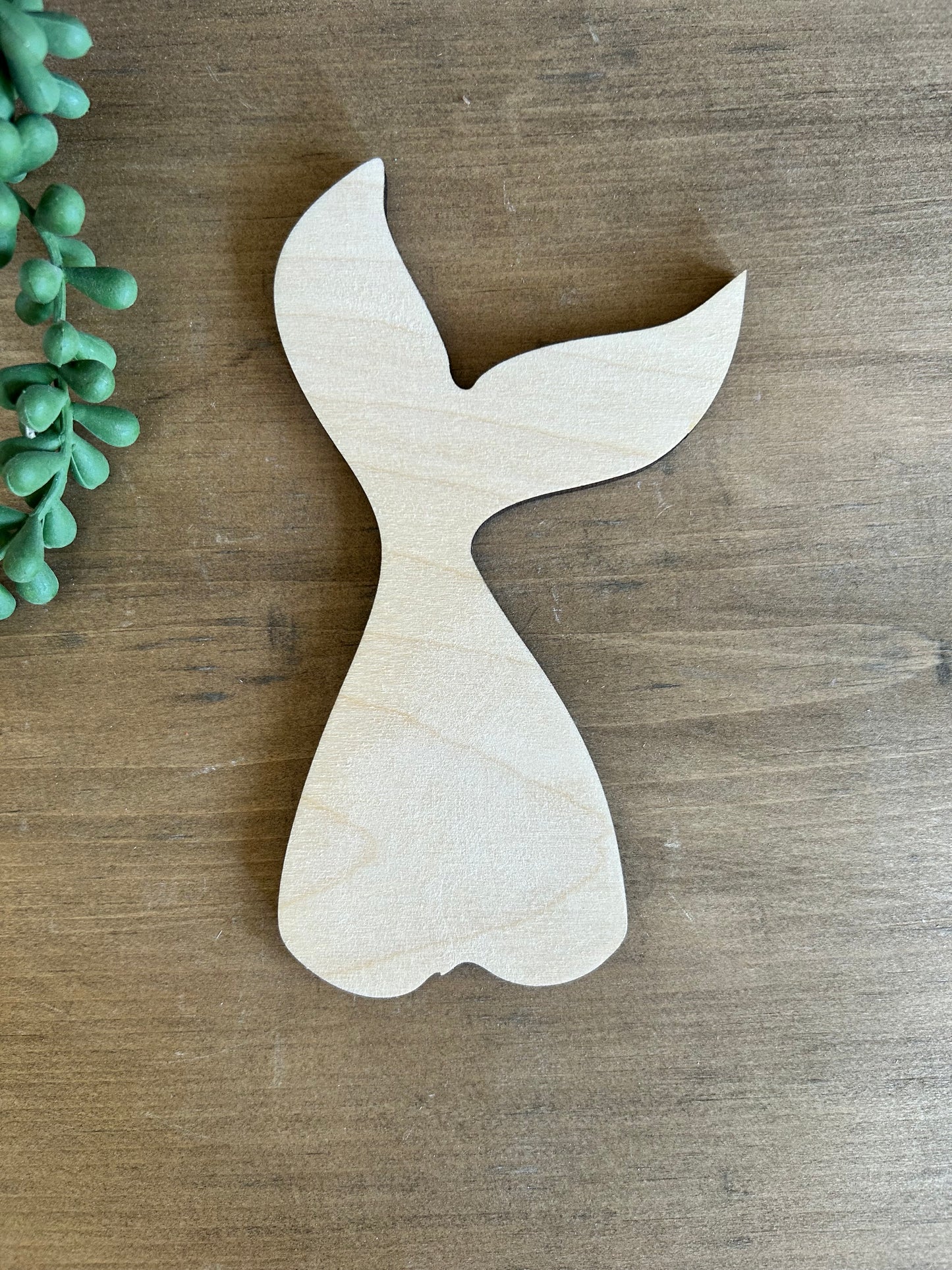 DIY Thin Blanks - Wood Mermaid Tail - Pack of 4