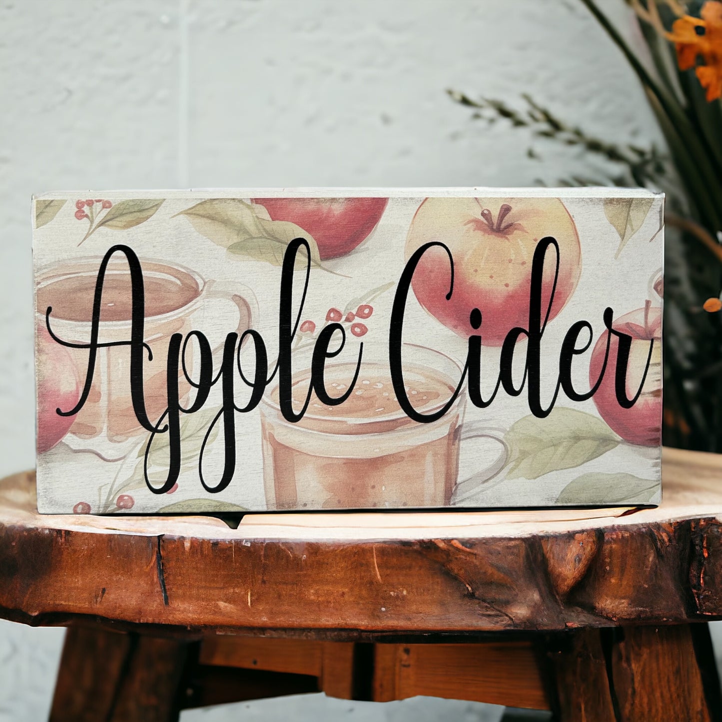 APPLE CIDER Wood Sign - Fall/Autumn Decor