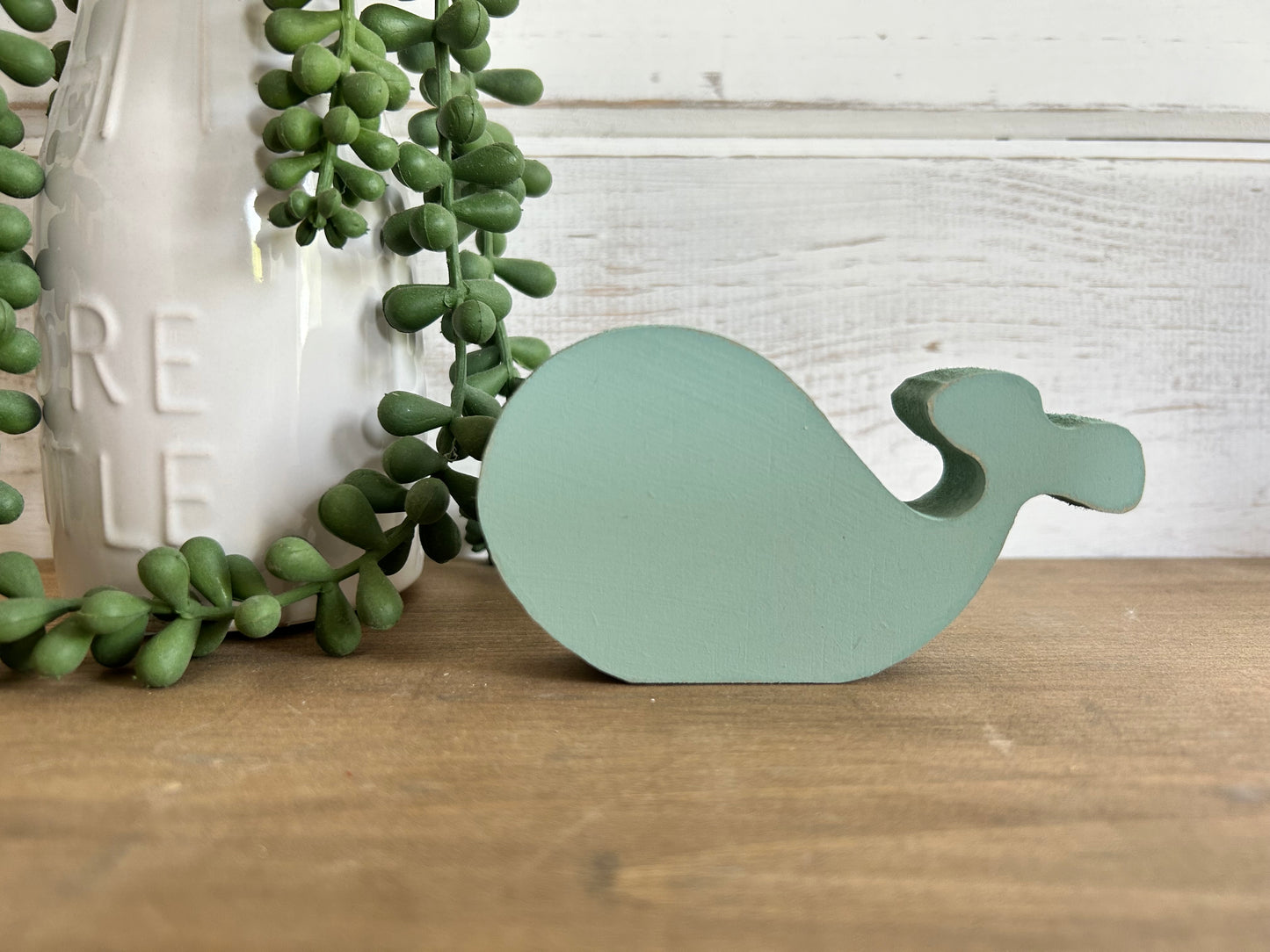 MINI Whale Wood Bowl Fillers & Table Top Decor - Set of 3