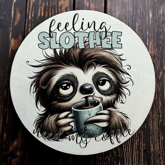 I Don’t Give a Sip - Funny Wood Magnet 