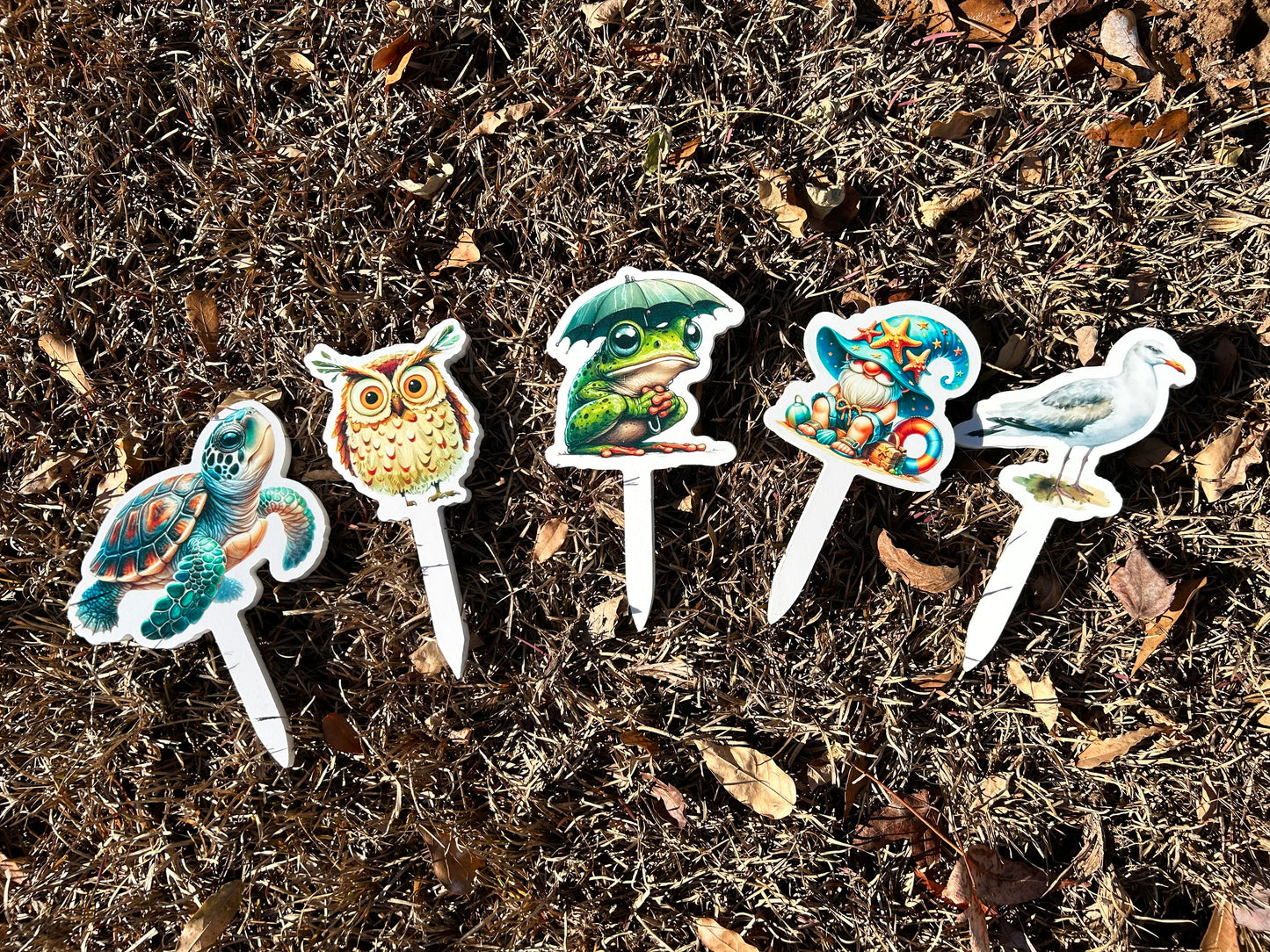 Indoor/Outdoor Plant Stake Decorations - Sea Turtle