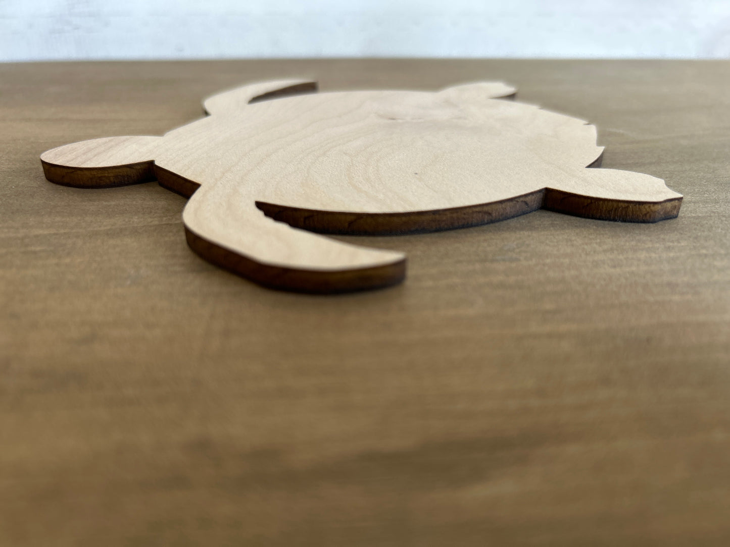 DIY Thin Blanks - Wood Sea Turtle - Pack of 4