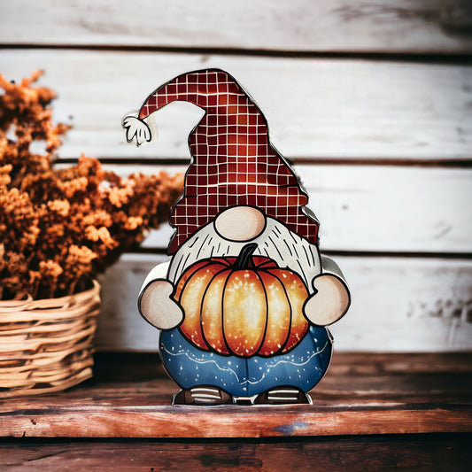 Fall Wood Gnomes - Autumn/Fall Home Decor Accents